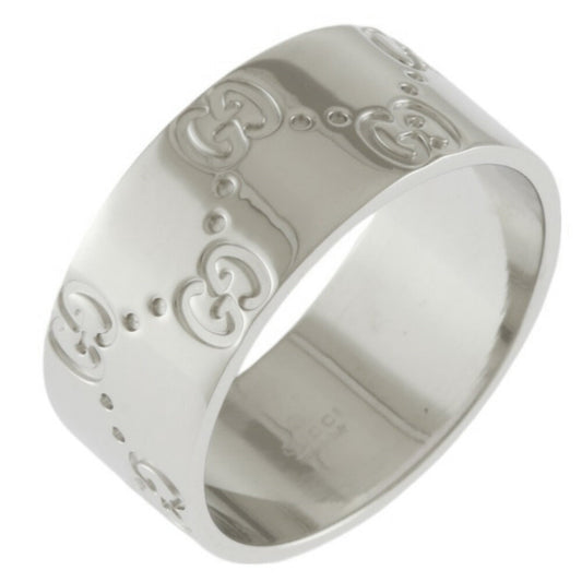 Gucci Icon White White Gold (18K) Band Ring ()