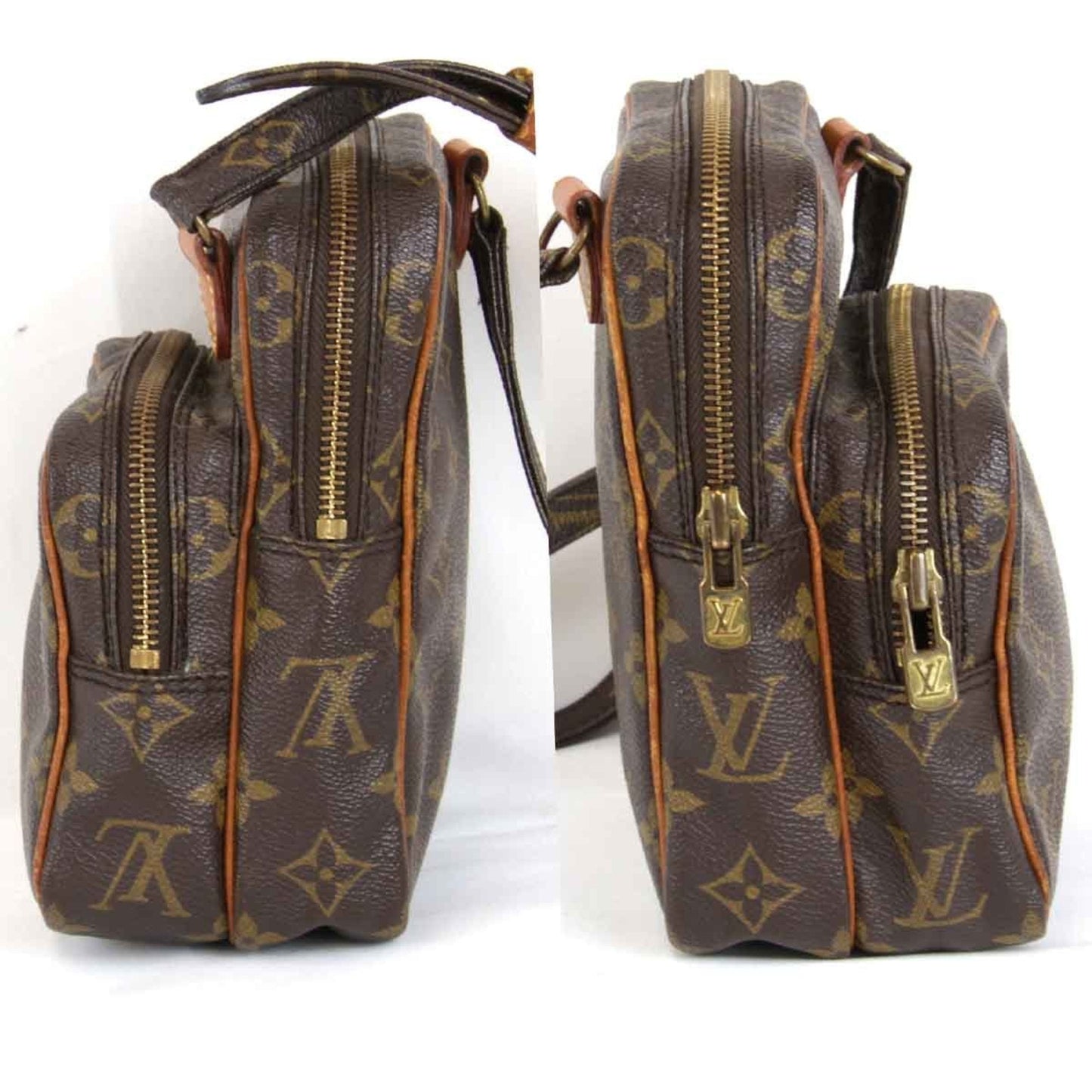 Louis Vuitton Brown Monogram Canvas Shoulder Bag