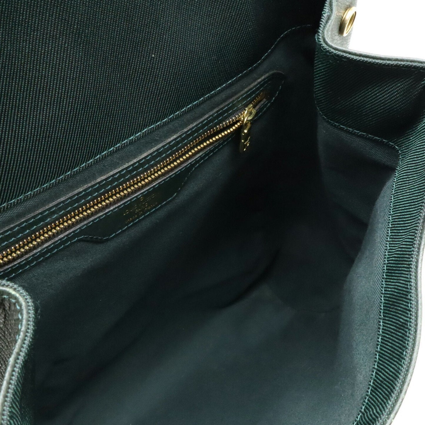 Louis Vuitton Dark Green Episea Taiga Leather Backpack