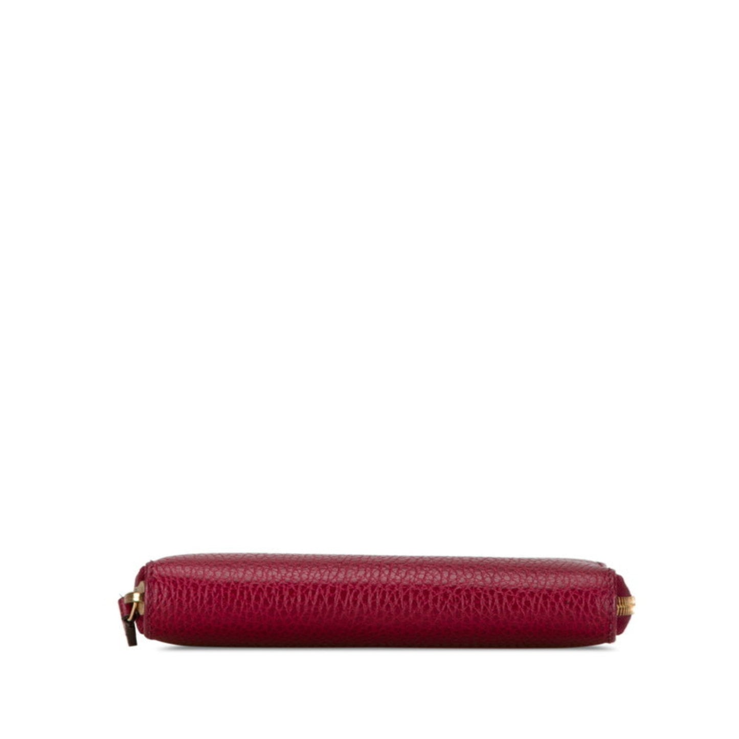 Gucci Wine Leather Long Wallet (Bi-Fold)