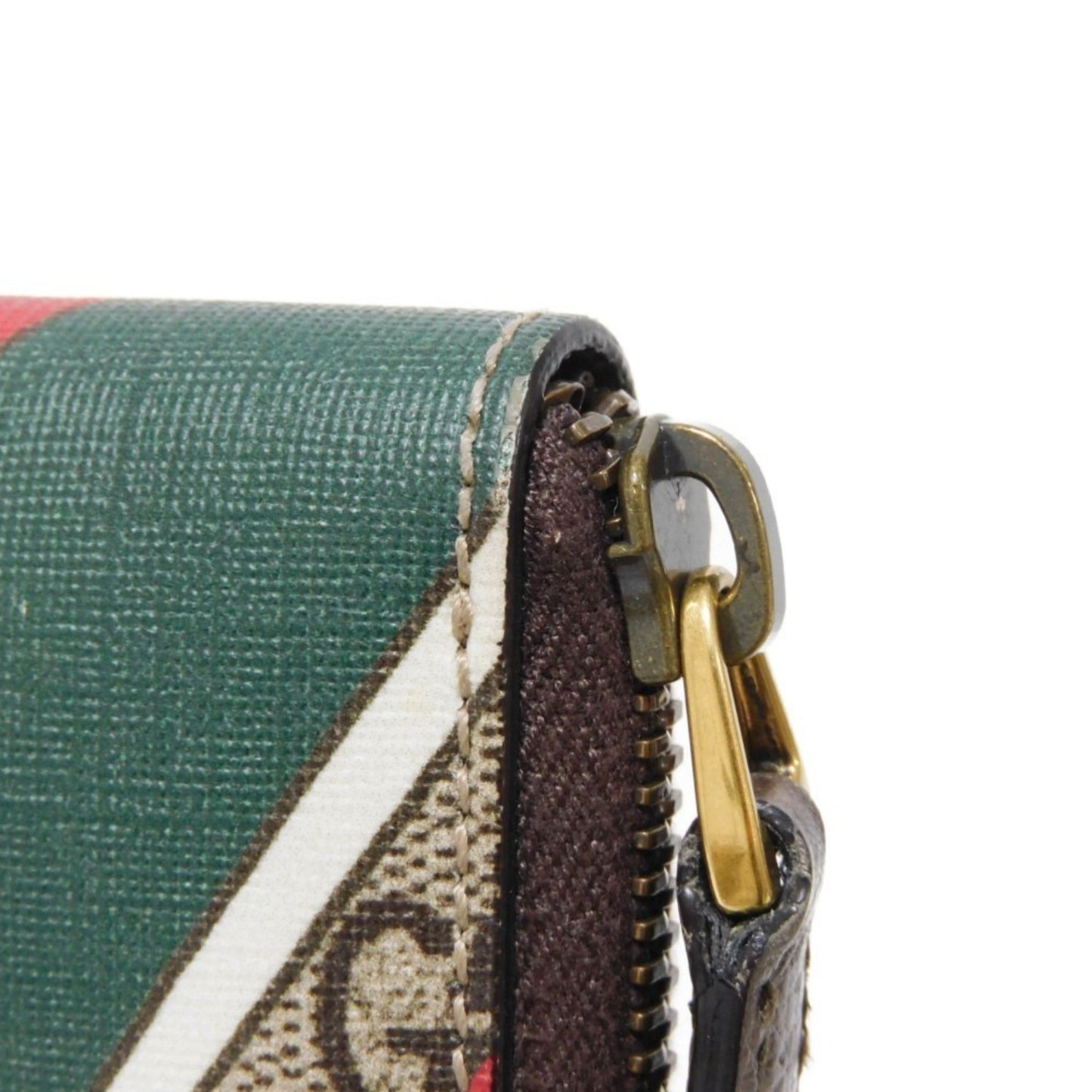 Gucci Beige Gg Supreme Leather Coin Purse/Coin Case