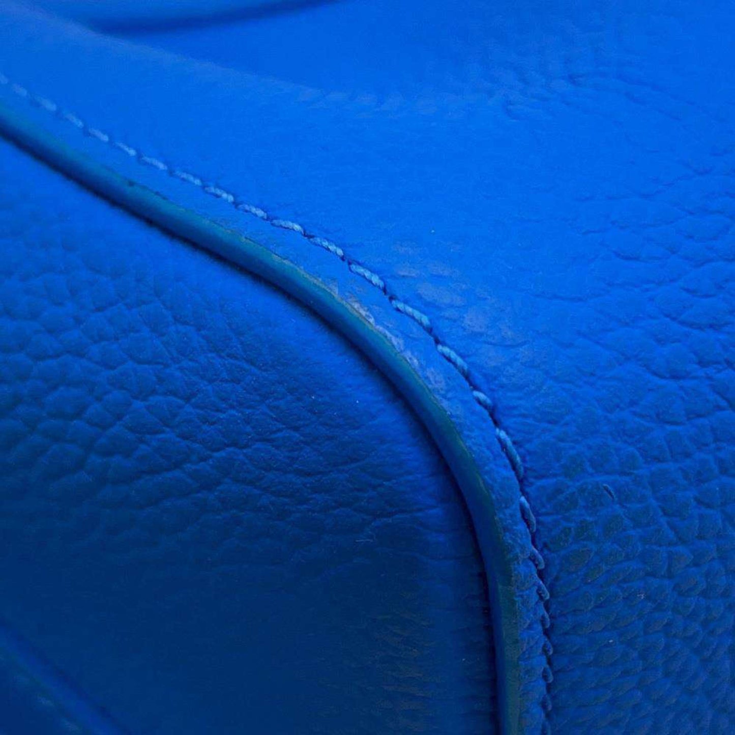 Louis Vuitton Blue Leather Shoulder Bag