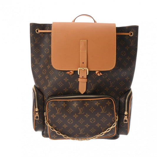 Louis Vuitton Brown Monogram Canvas Backpack ()