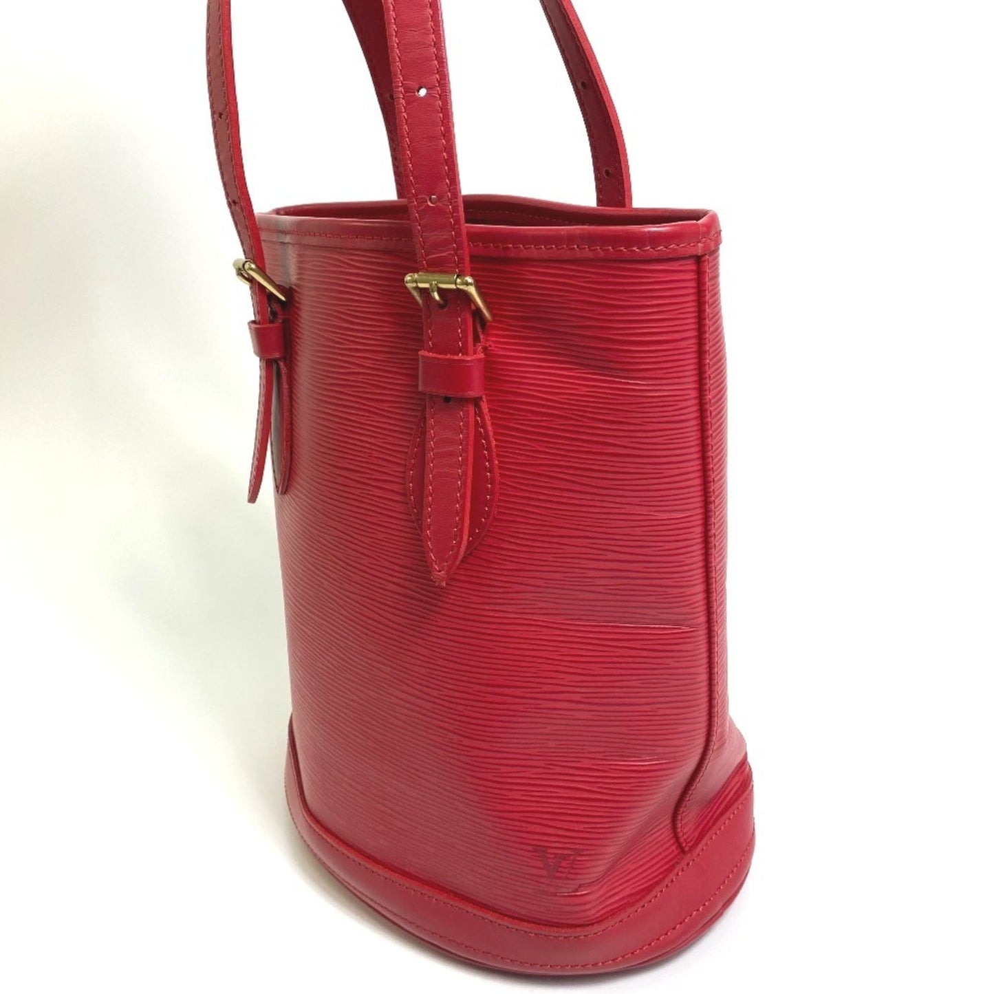 Louis Vuitton Red Leather Shoulder Bag