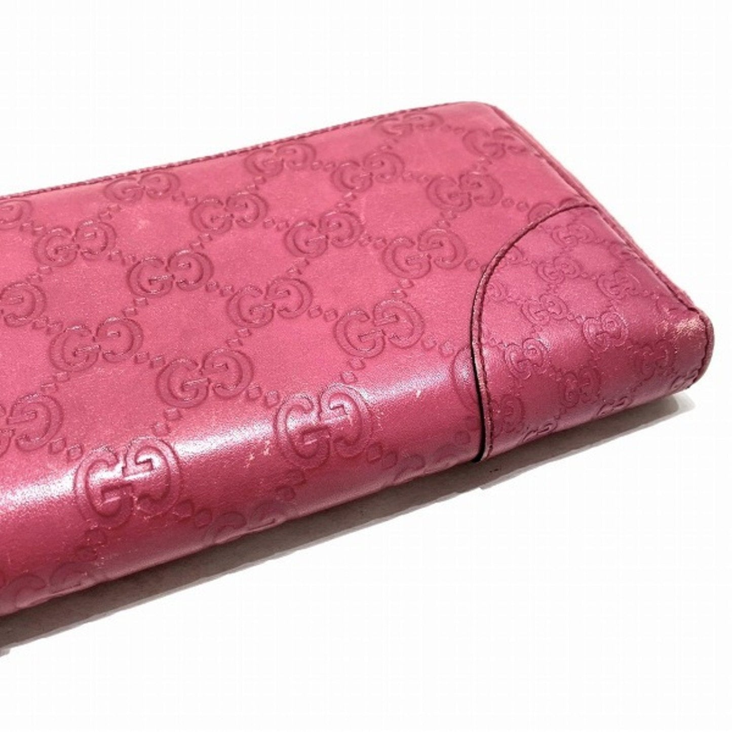 Gucci Pink Leather Coin Purse/Coin Case