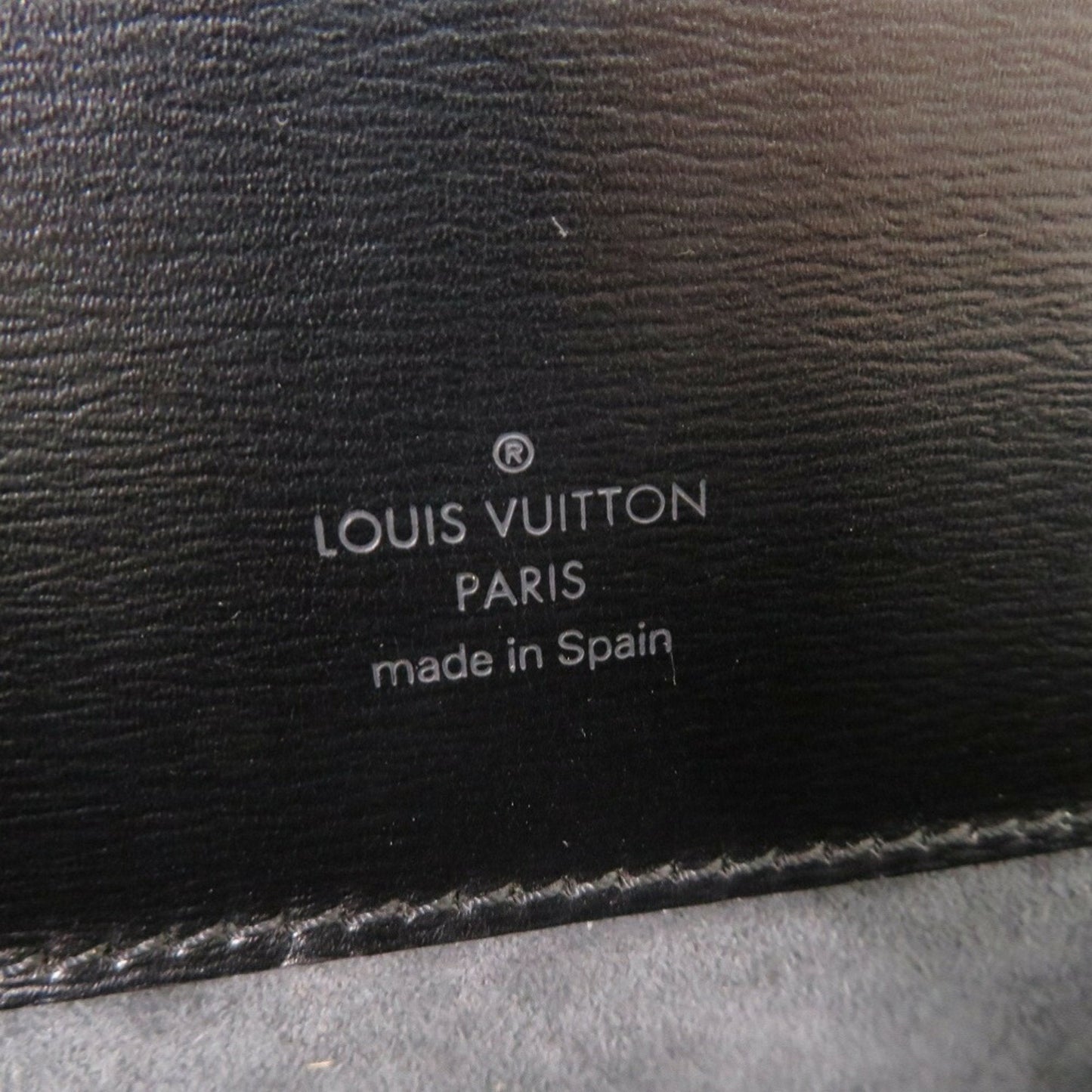 Louis Vuitton Black Noir Epi Leather Shoulder Bag