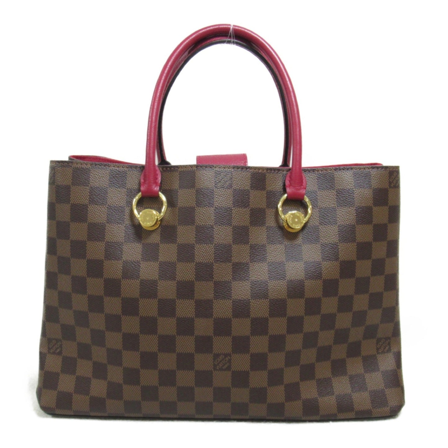 Louis Vuitton Damier Brown Damier Canvas Coated Canvas Leather Shoulder Bag
