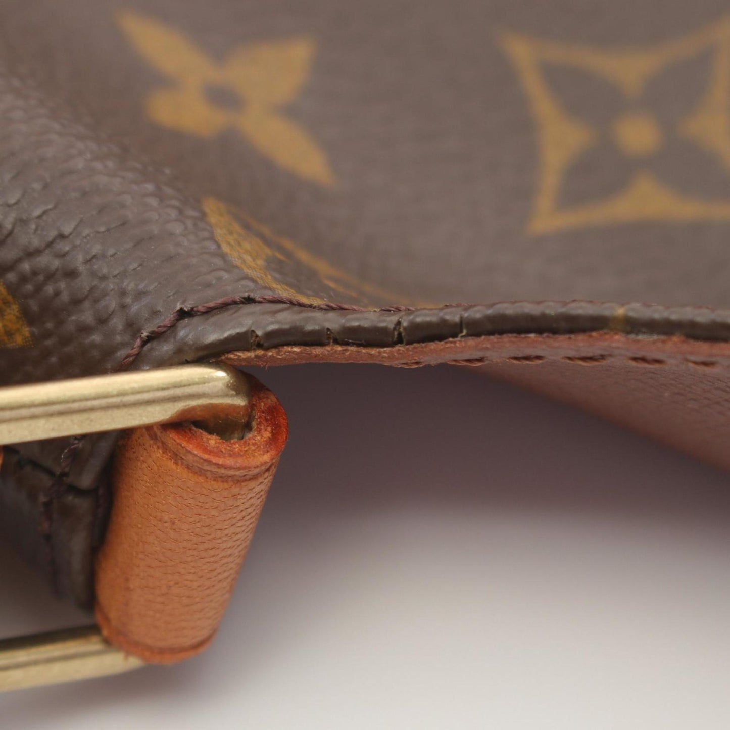 Louis Vuitton Brown Coated Canvas Monogram Pvc Leather Shoulder Bag