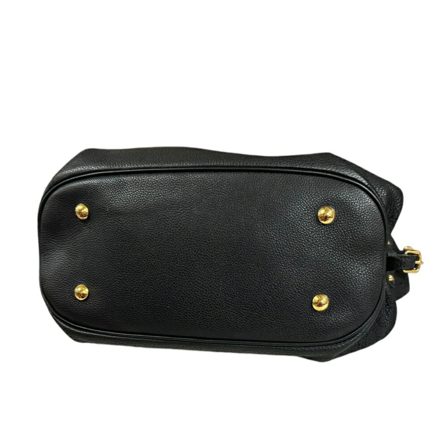 Louis Vuitton Black Mahina Leather Shoulder Bag