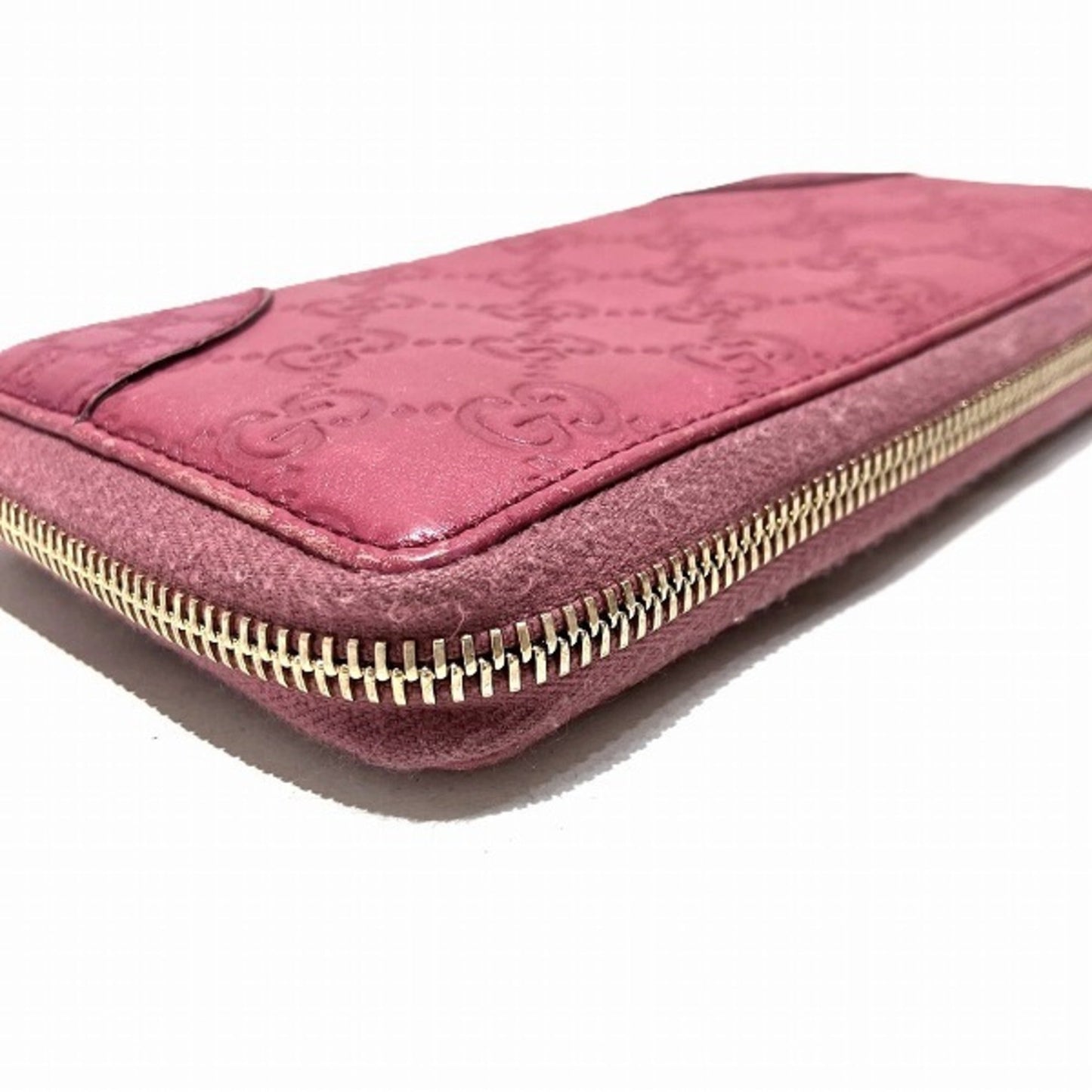 Gucci Pink Leather Coin Purse/Coin Case