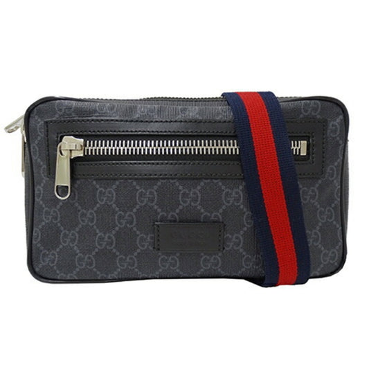 Gucci Black Gg Supreme Sling Bag ()