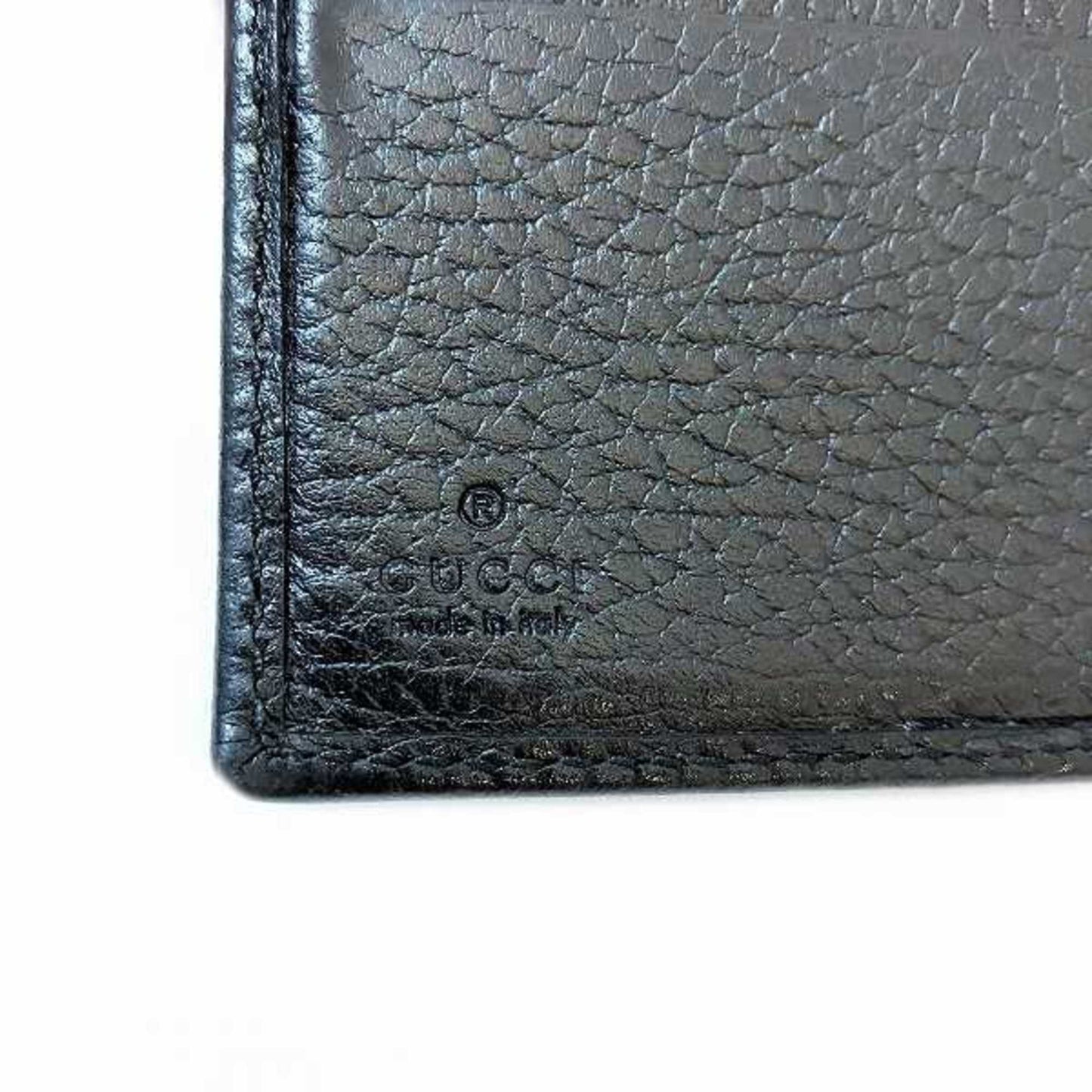 Gucci Black Leather Wallet (Bi-Fold)