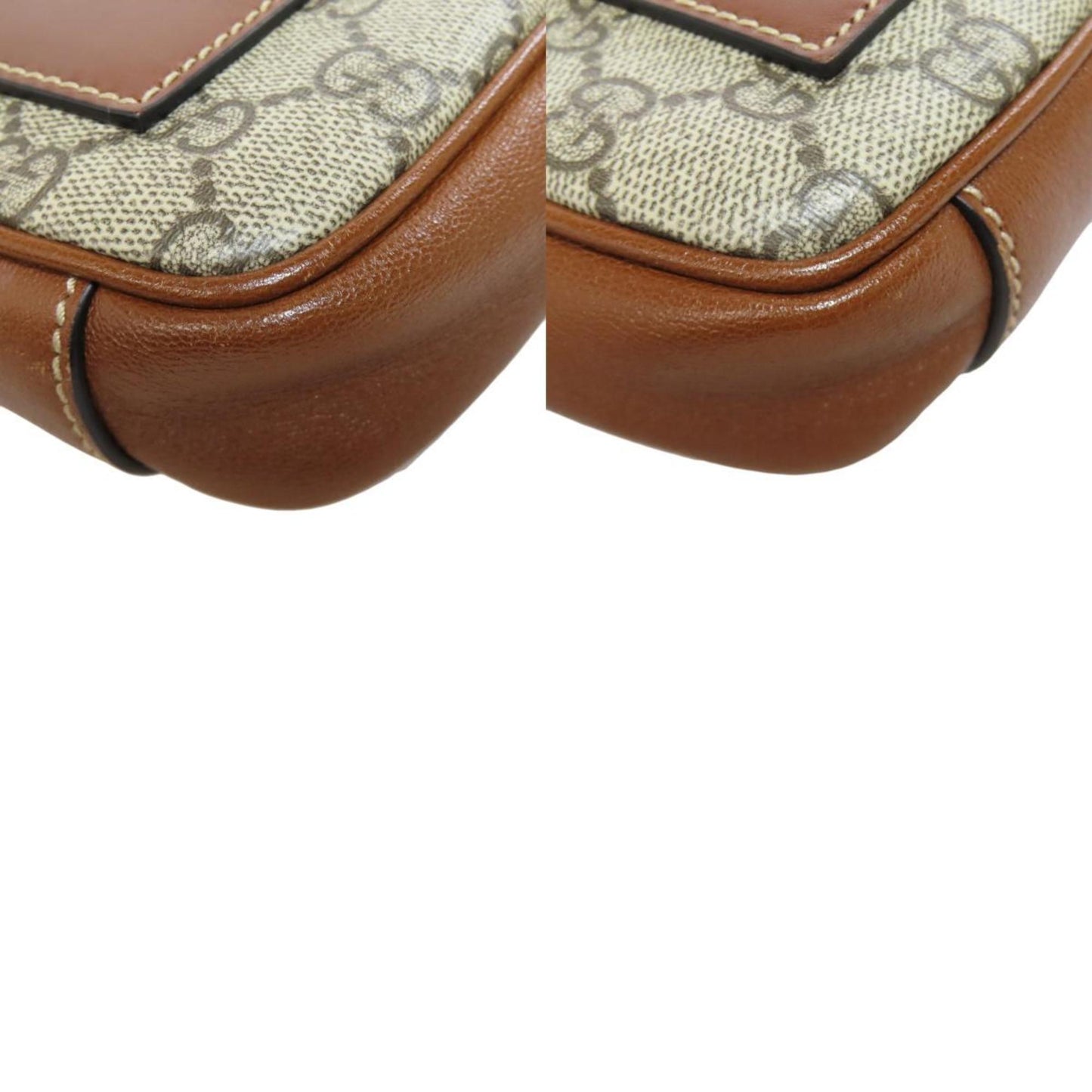 Gucci Brown Pvc Shoulder Bag