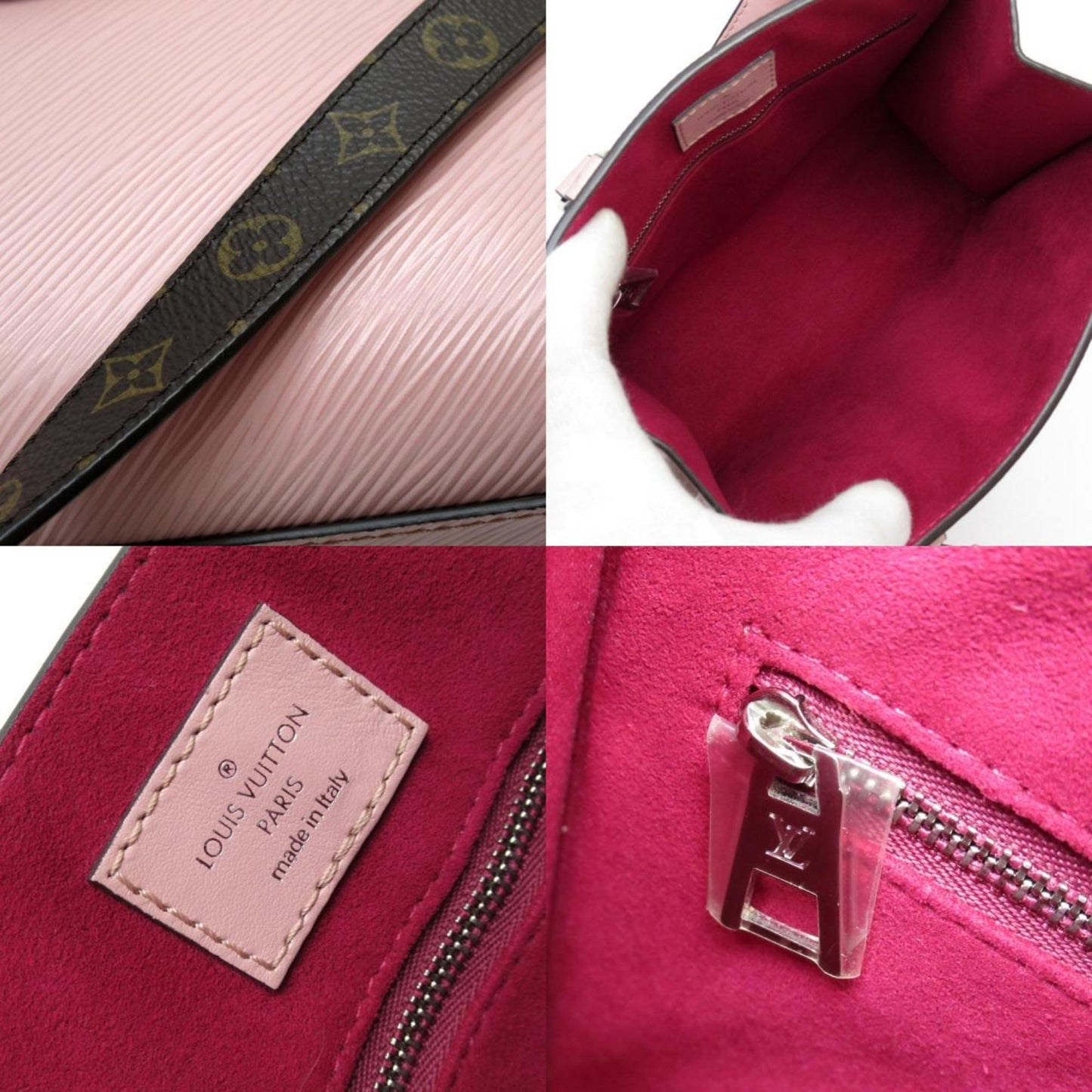 Louis Vuitton Light Pink Epi Leather Handbag Shoulder Bag