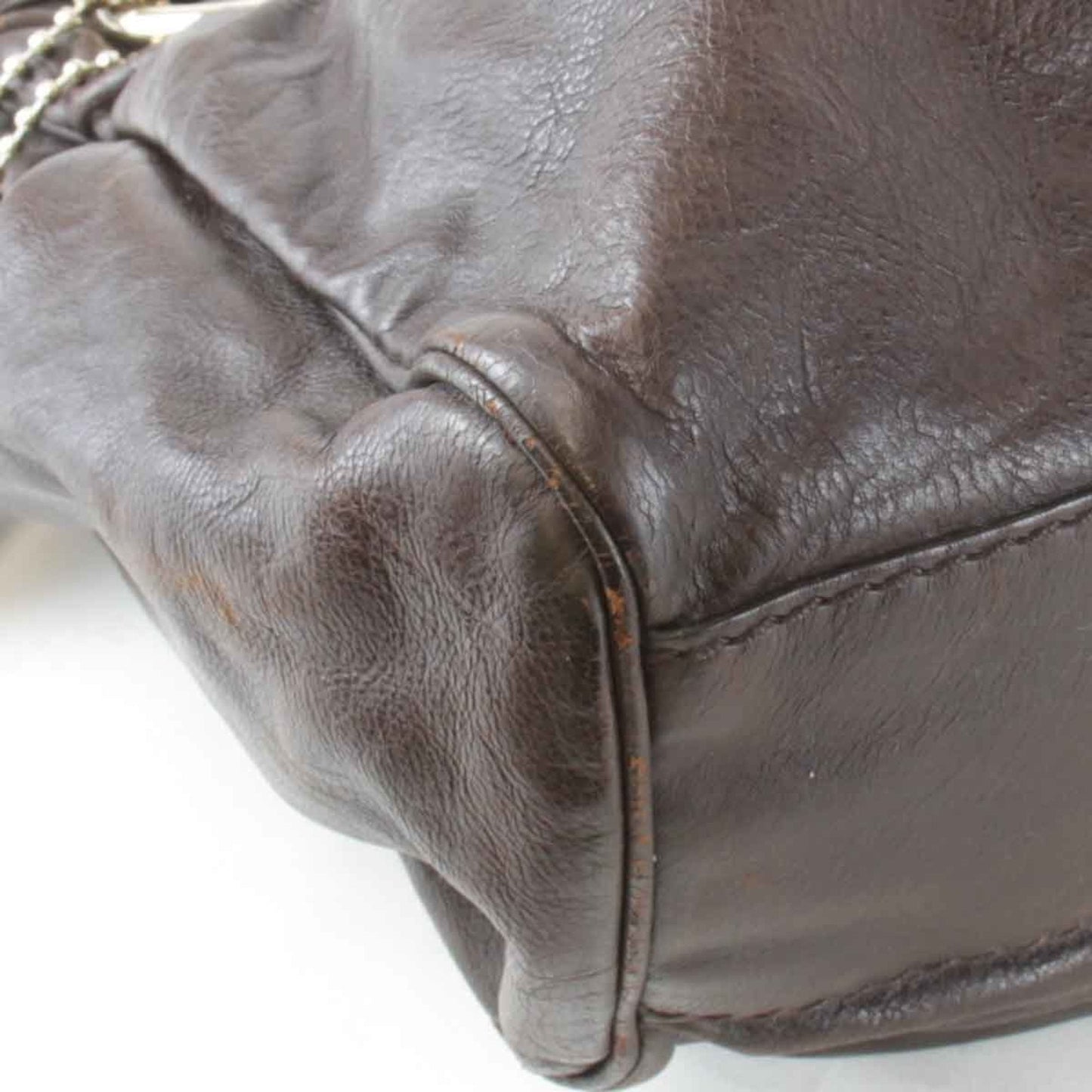 Gucci Sukey Brown Leather Handbag