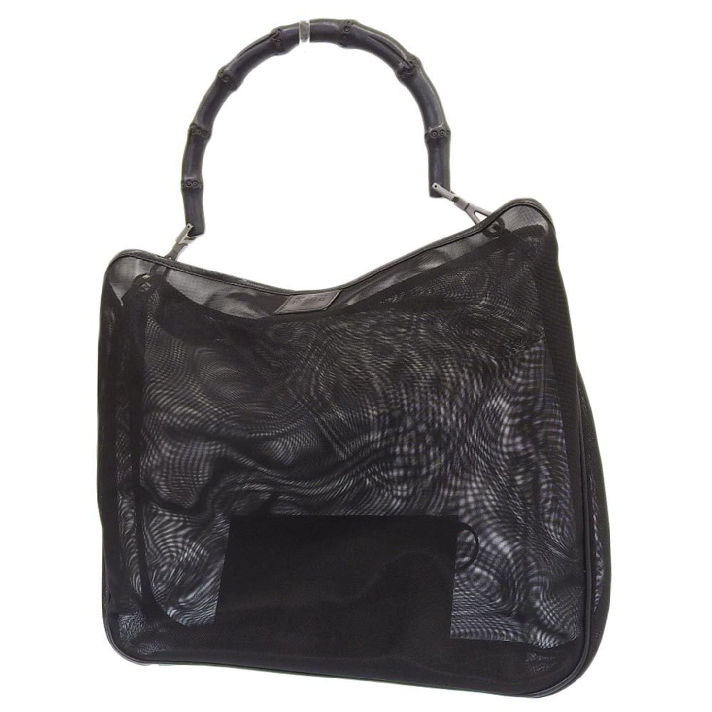 Gucci Black Mesh Handbag Tote Bag