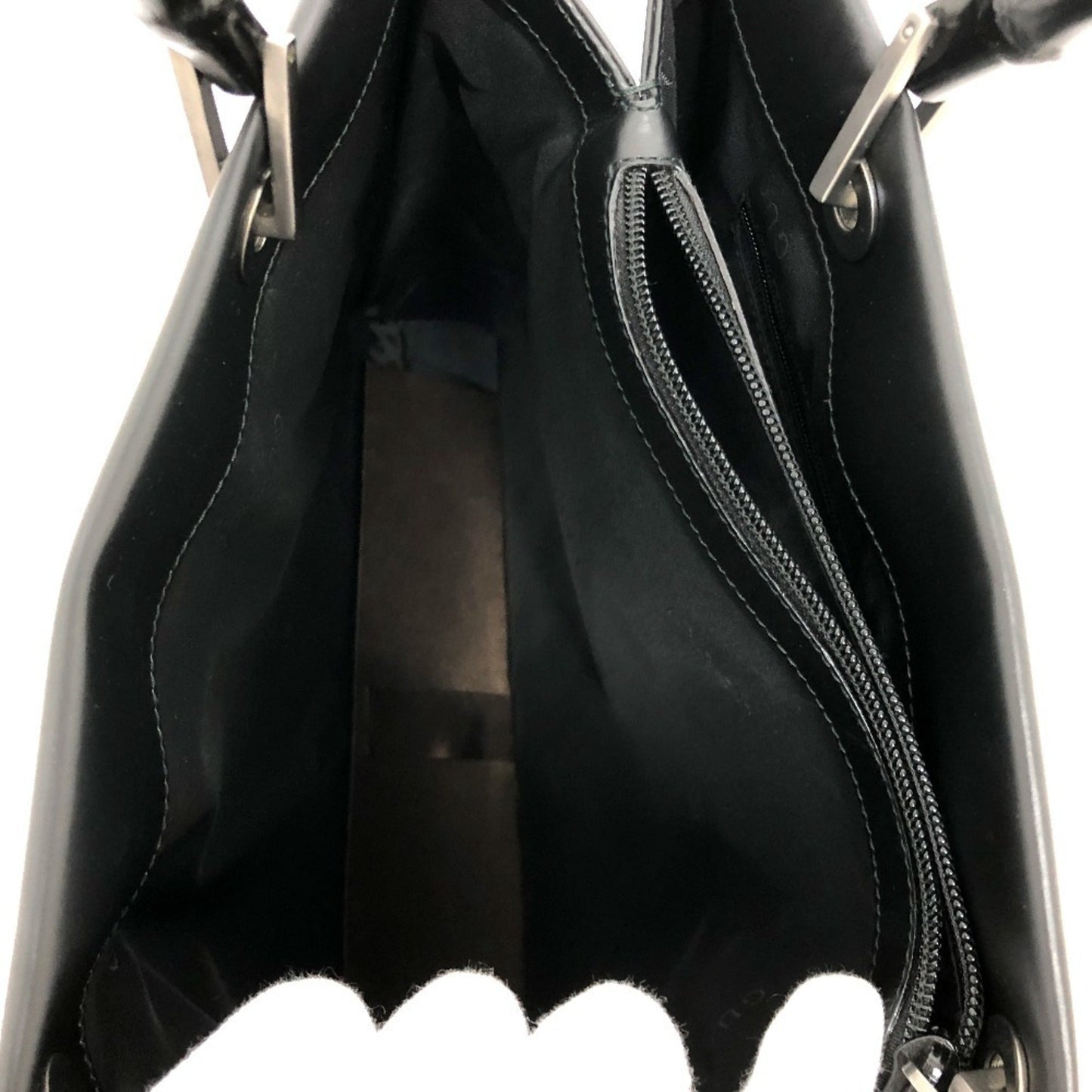 Gucci Bamboo Black Leather Handbag