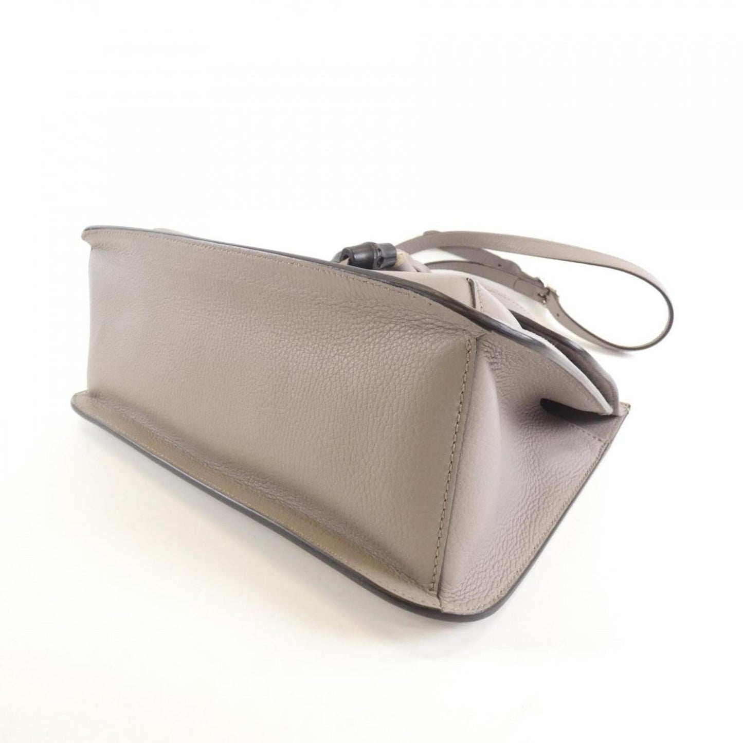 Gucci Light Gray Leather Shoulder Bag