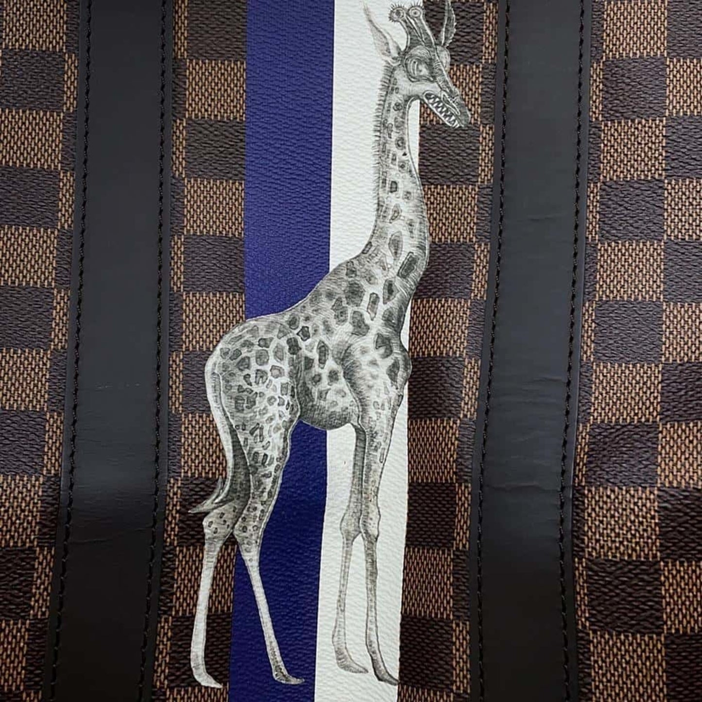 Louis Vuitton Brown Damier Canvas Boston Bag Shoulder Bag