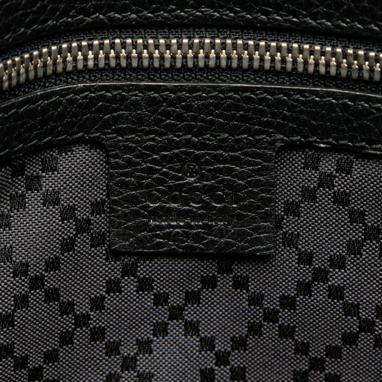 Gucci Black Leather Clutch Bag