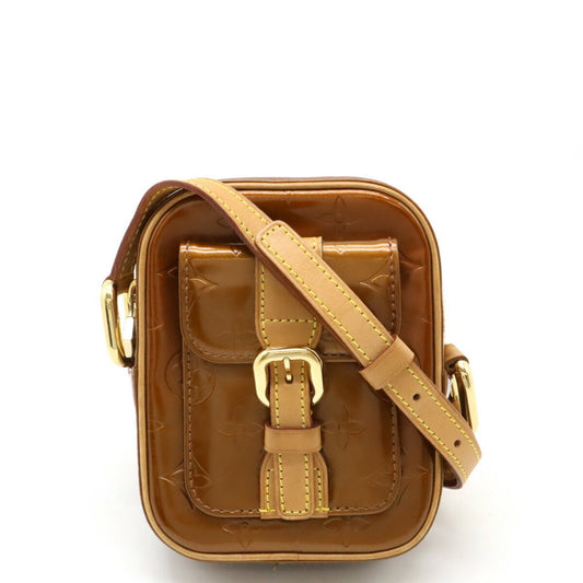 Louis Vuitton Bronze Monogram Vernis Pochette Shoulder Bag ()