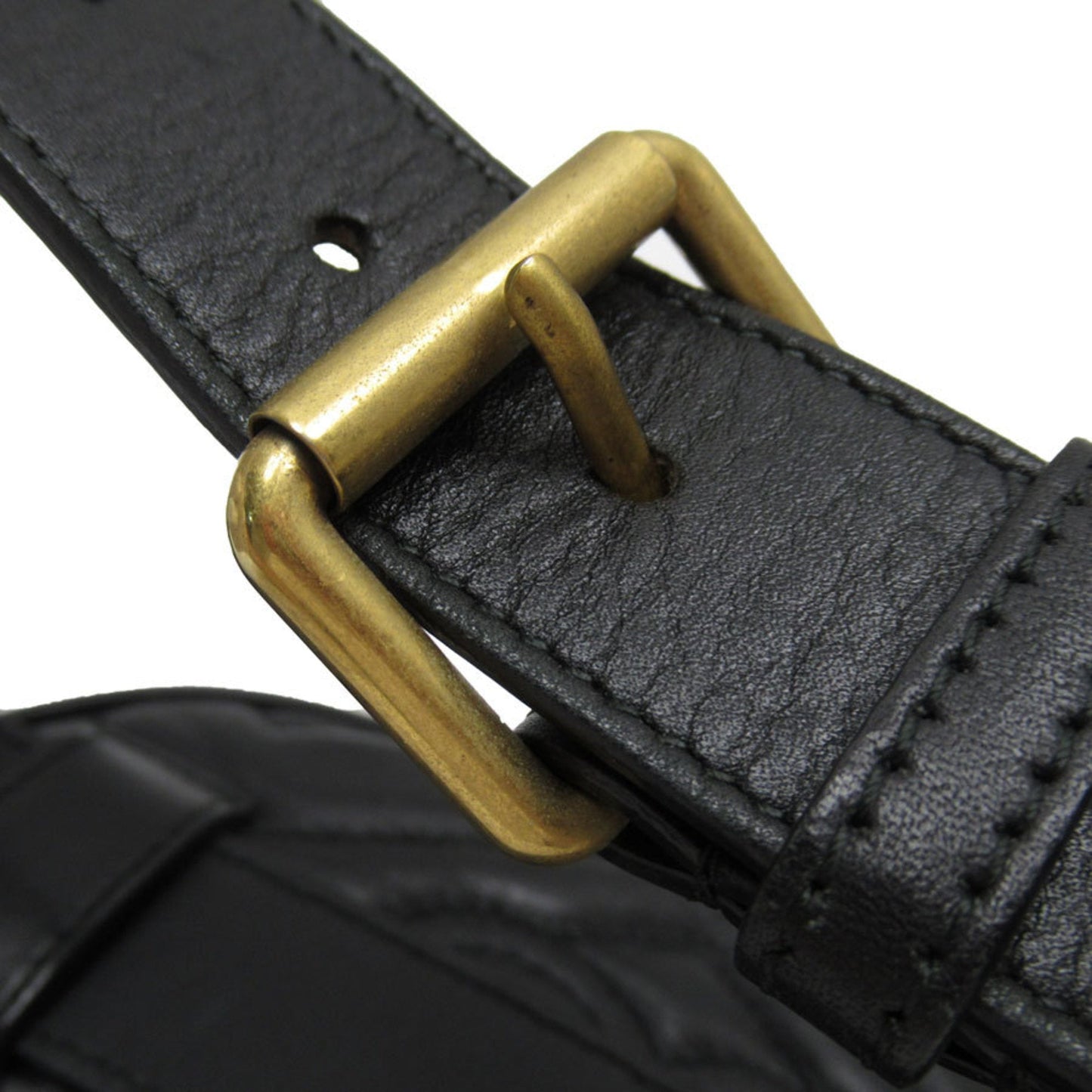 Gucci Black Leather Fanny Pack