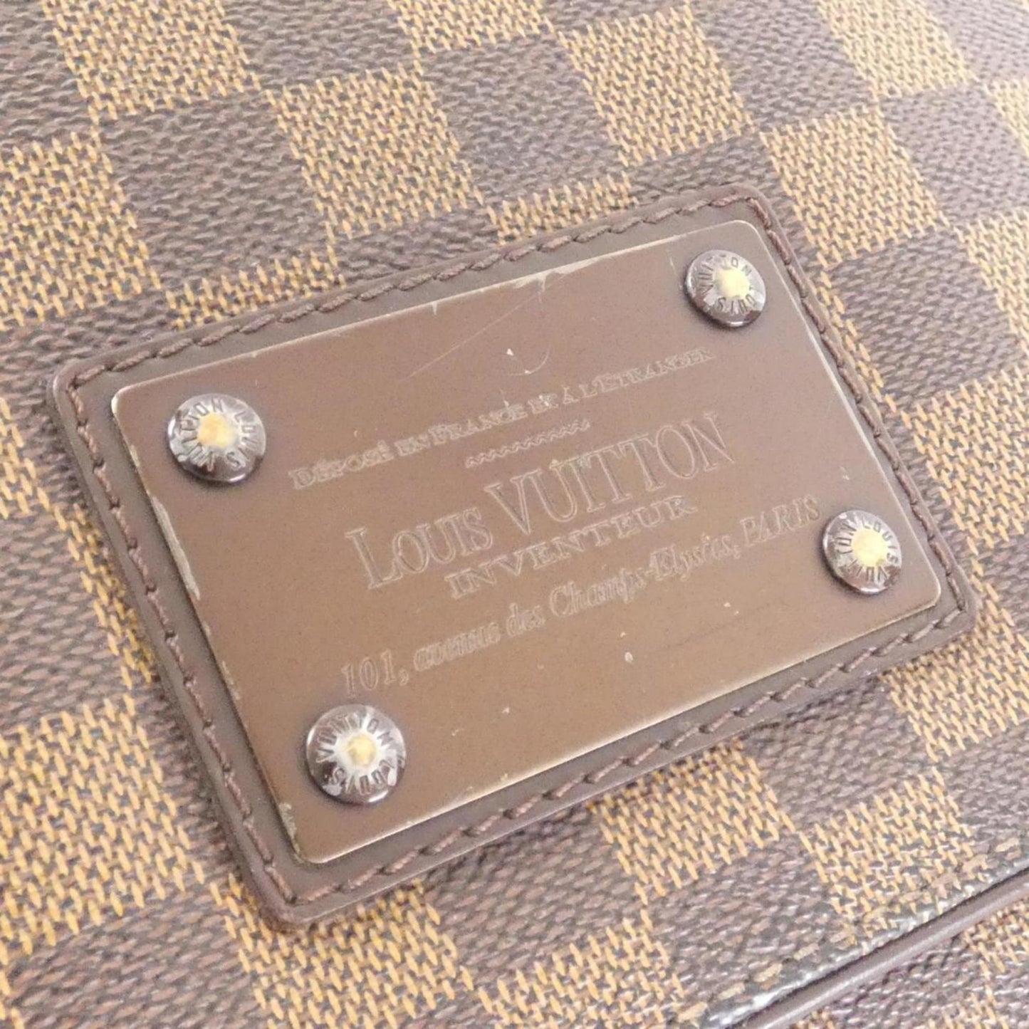 Louis Vuitton Ebene Coated Canvas Shoulder Bag