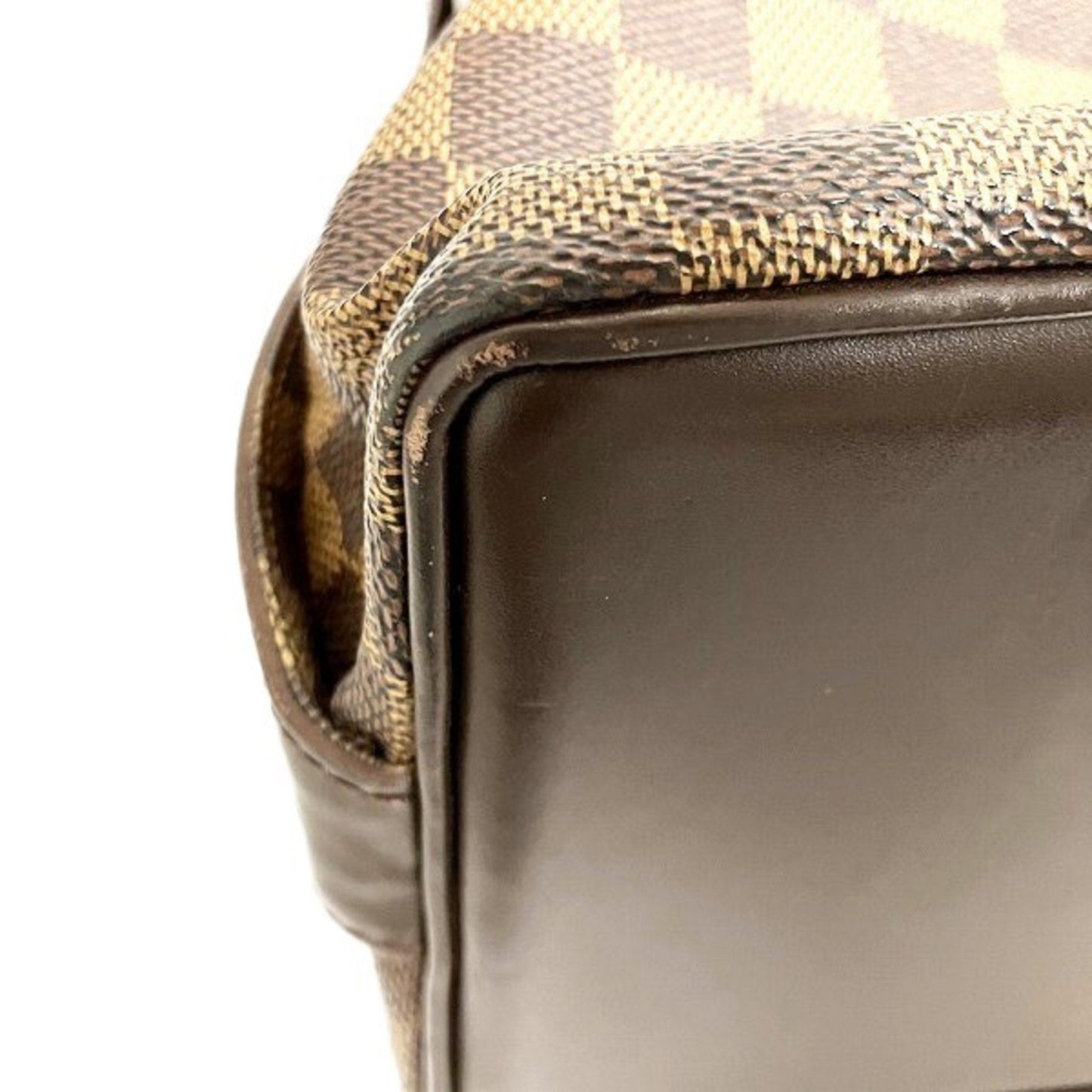 Louis Vuitton Brown Damier Canvas Shoulder Bag Tote Bag