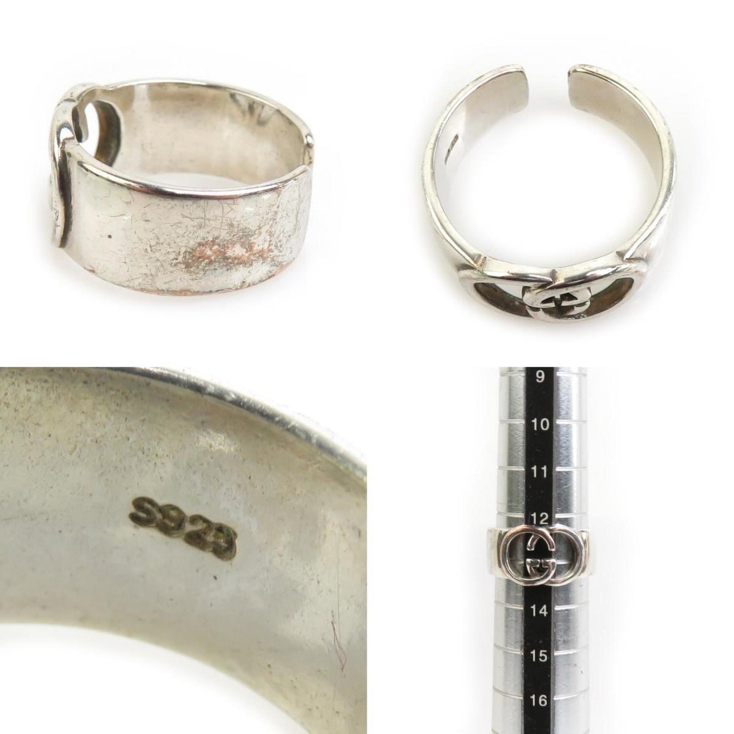 Gucci Silver Silver 925 Band Ring