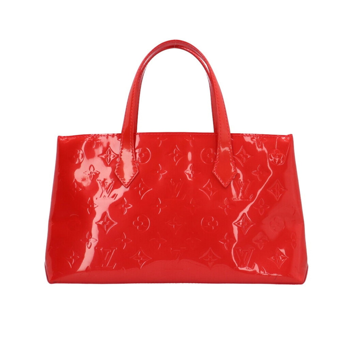 Louis Vuitton Red Color Rouge Grenadine Monogram Vernis Shoulder Bag
