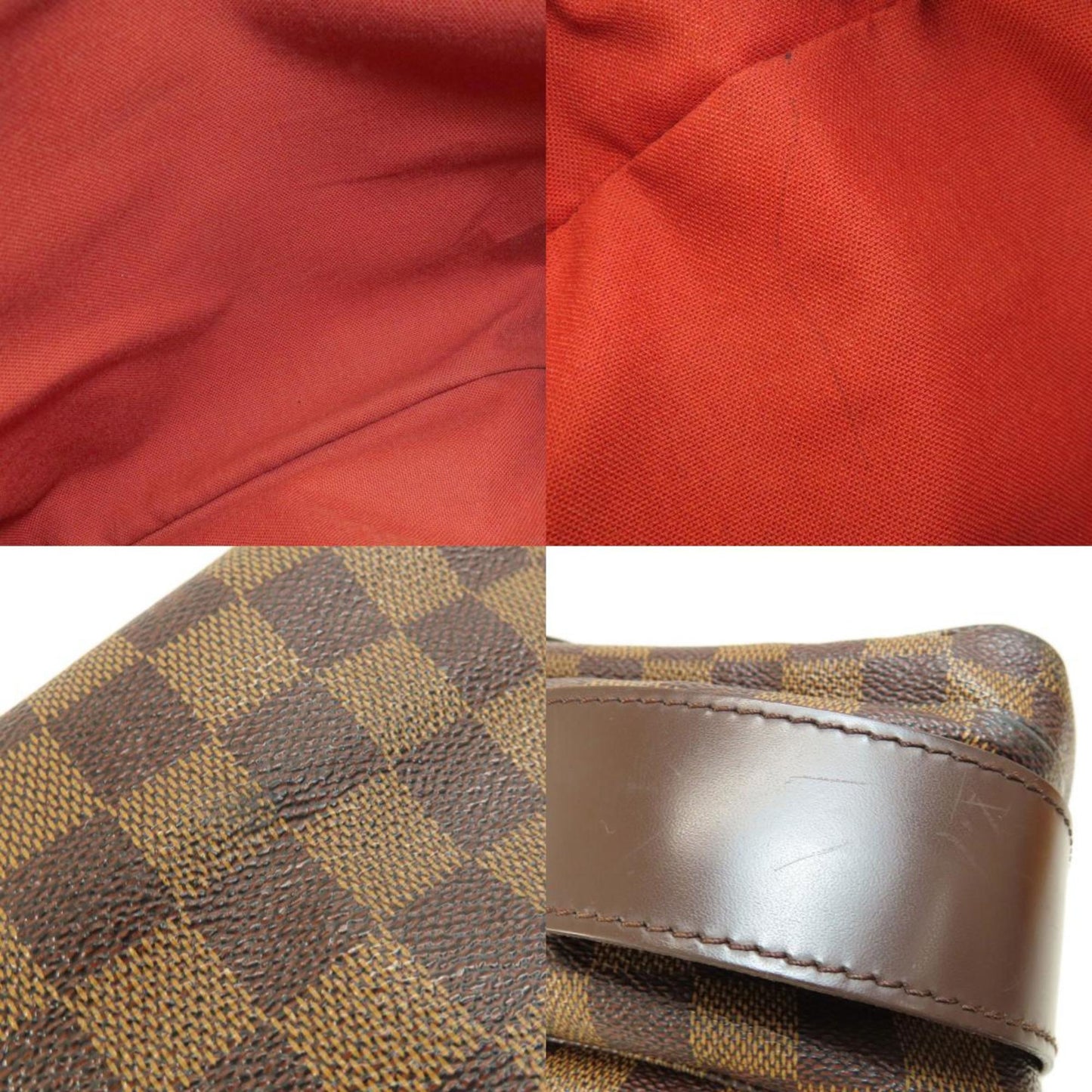 Louis Vuitton Damier Brown Damier Canvas Ebene Damier Canvas Shoulder Bag