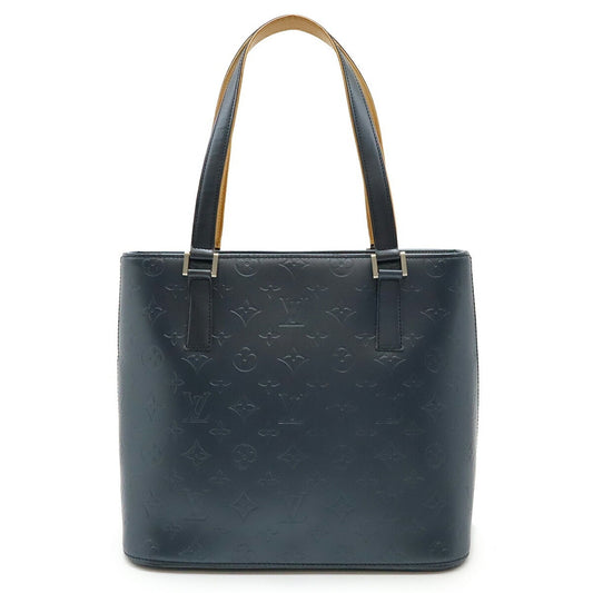 Louis Vuitton Monogram Mat Blue Monogram Mat Shoulder Bag Tote Bag ()