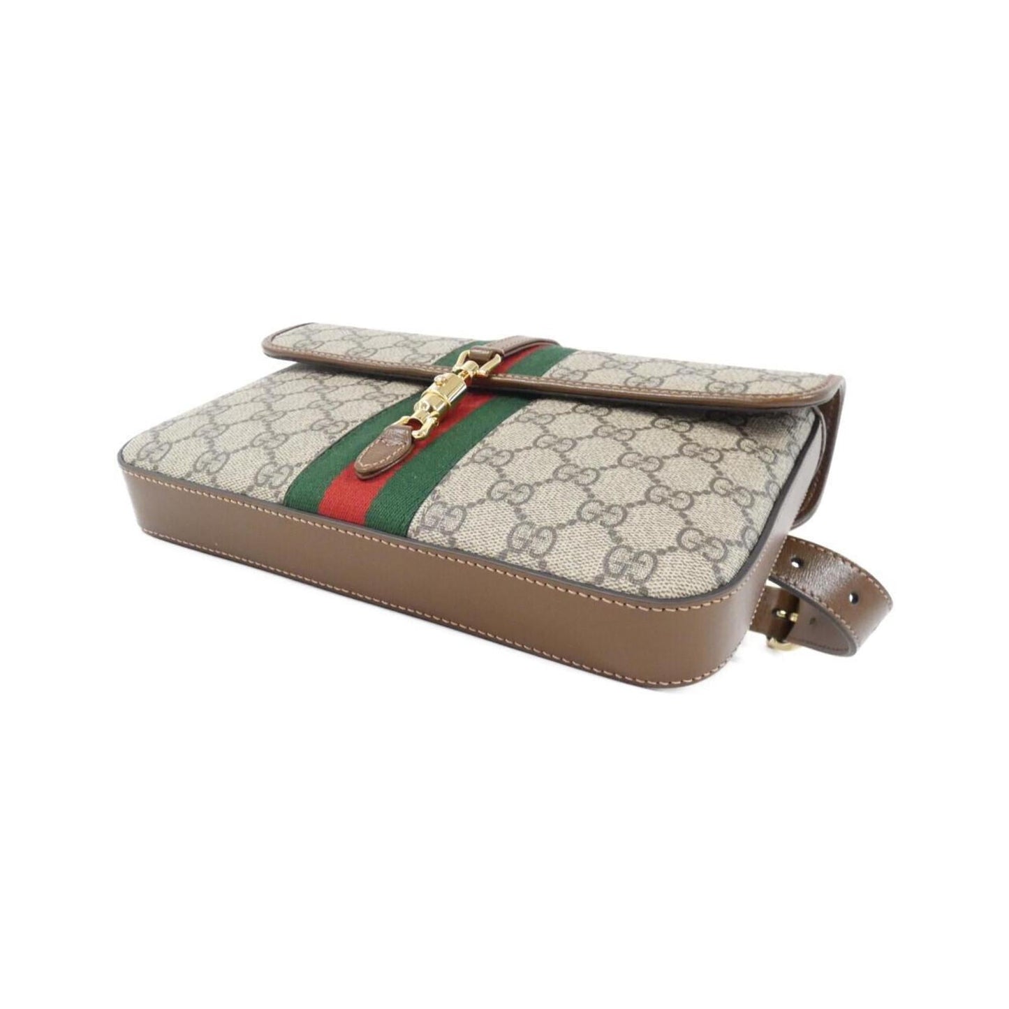 Gucci Beige Brown Gg Supreme Shoulder Bag