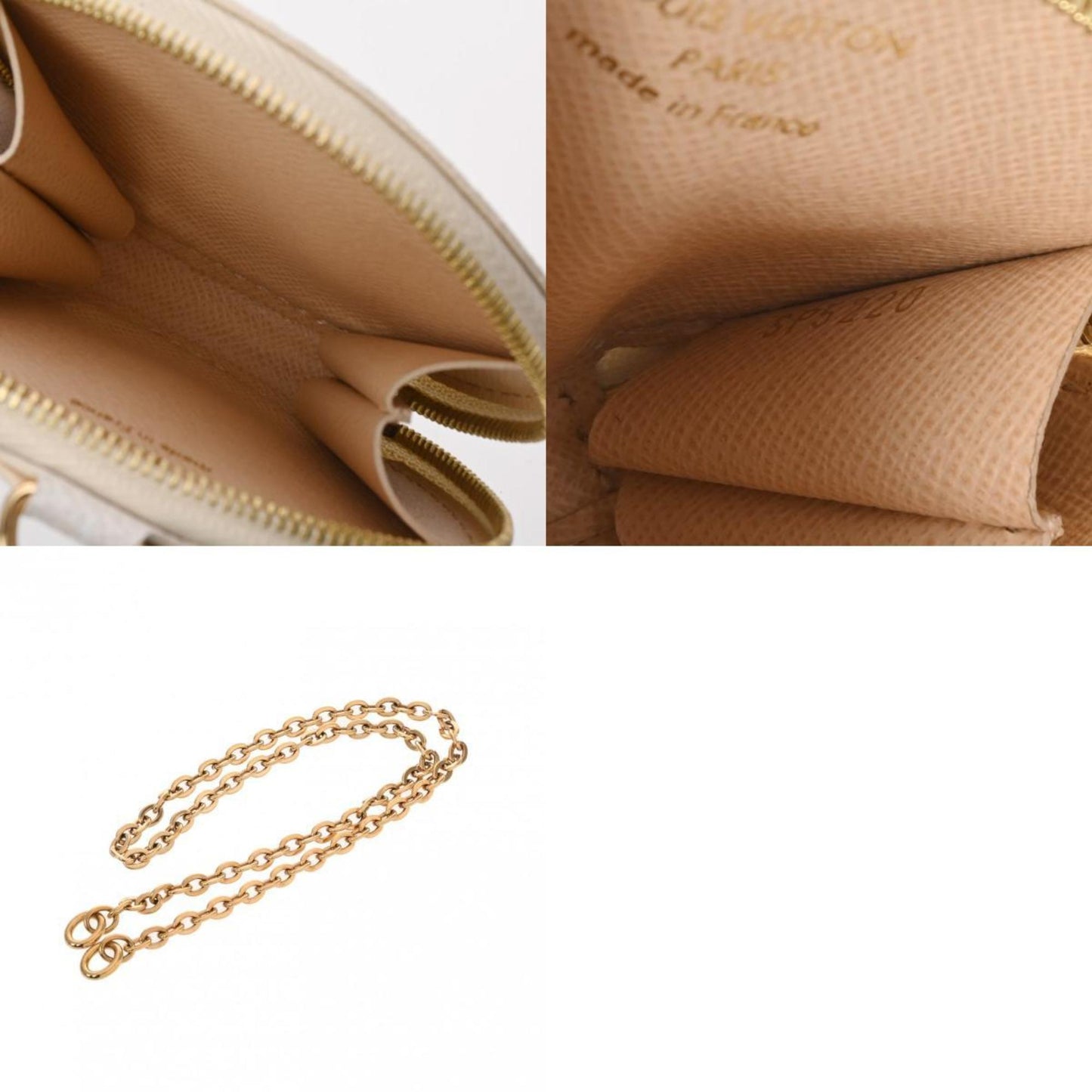 Louis Vuitton Blue White Monogram Pochette Shoulder Bag