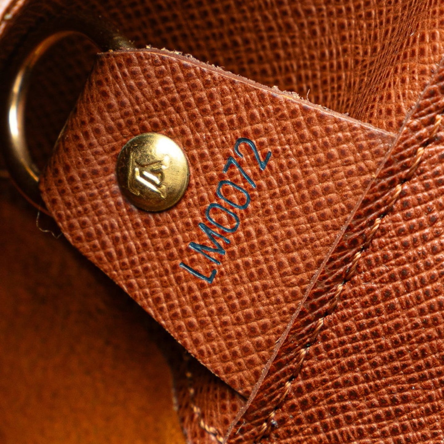 Louis Vuitton Brown Pvc Leather Pochette Pouch Shoulder Bag