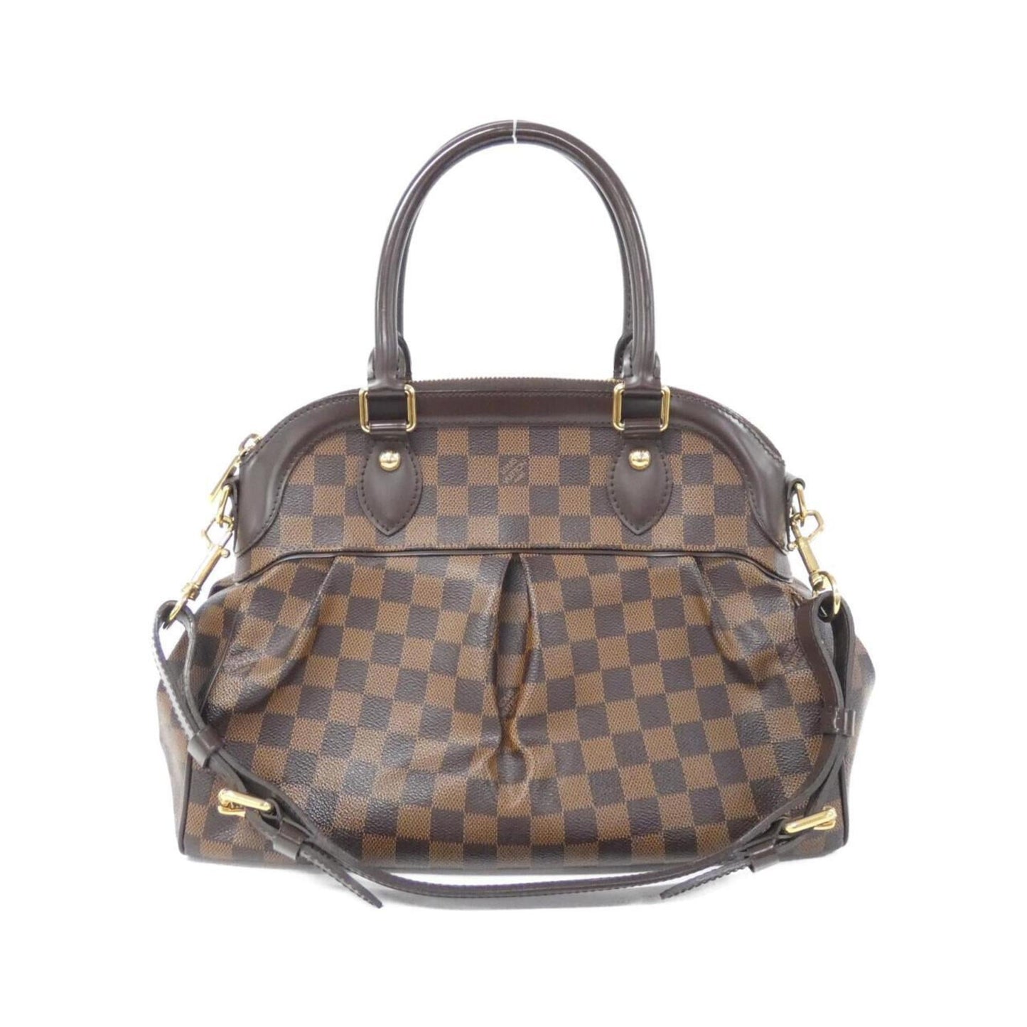 Louis Vuitton Ebene Coated Canvas Handbag Shoulder Bag ()