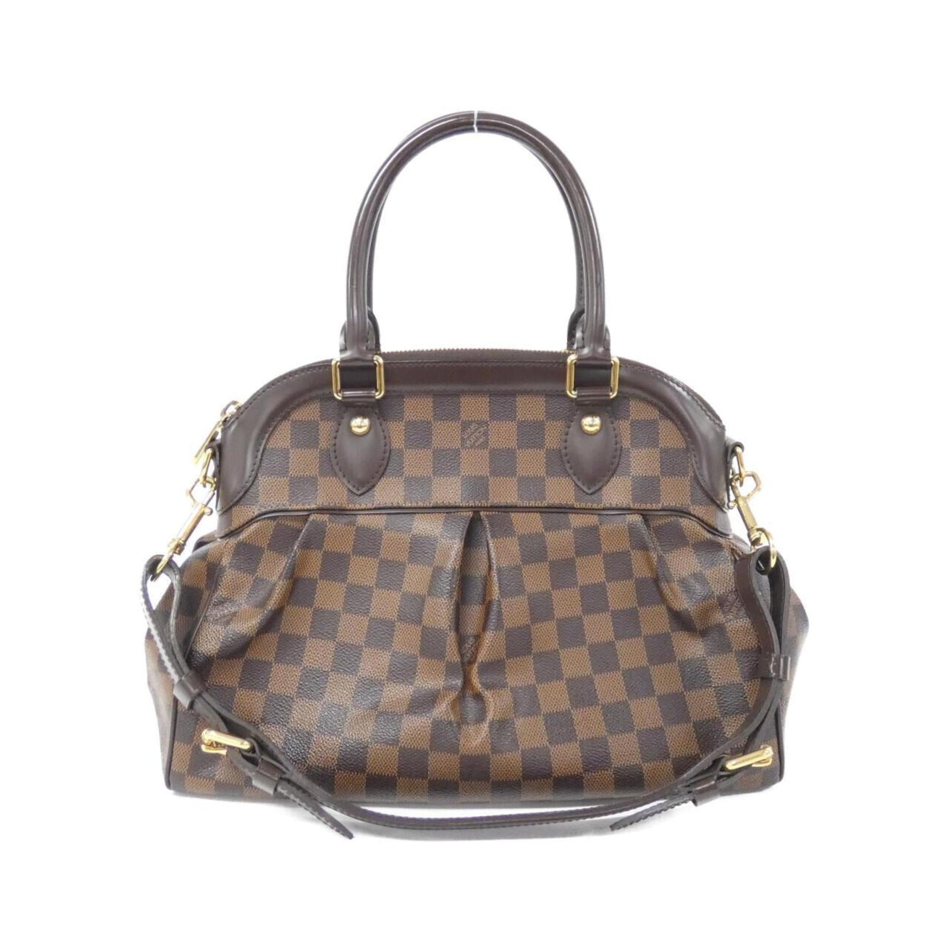 Louis Vuitton Ebene Coated Canvas Handbag Shoulder Bag ()