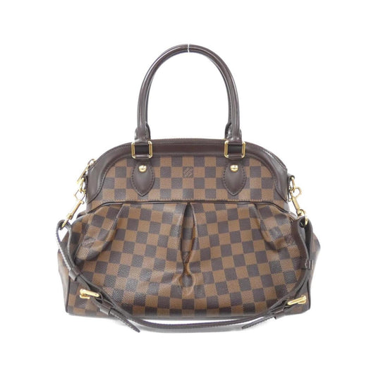 Louis Vuitton Ebene Coated Canvas Handbag Shoulder Bag ()