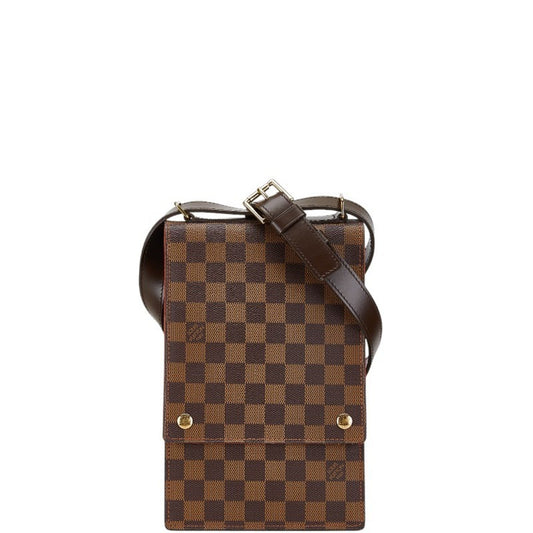 Louis Vuitton Damier Brown Damier Canvas Pvc Leather Shoulder Bag ()