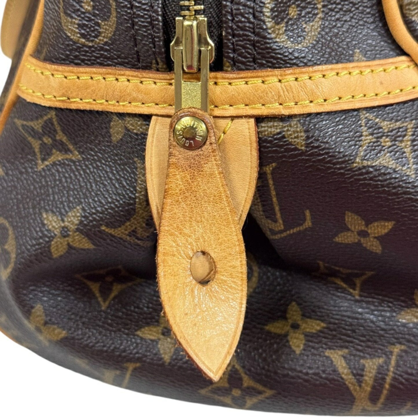 Louis Vuitton Brown Monogram Canvas Shoulder Bag