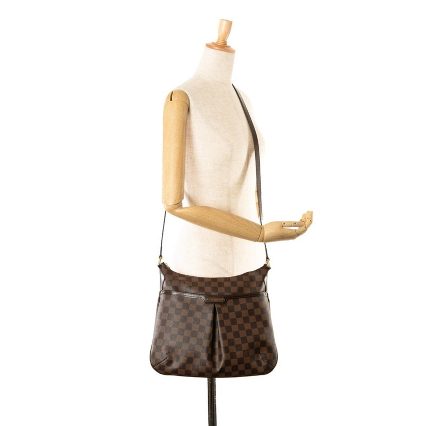 Louis Vuitton Brown Pvc Leather Shoulder Bag