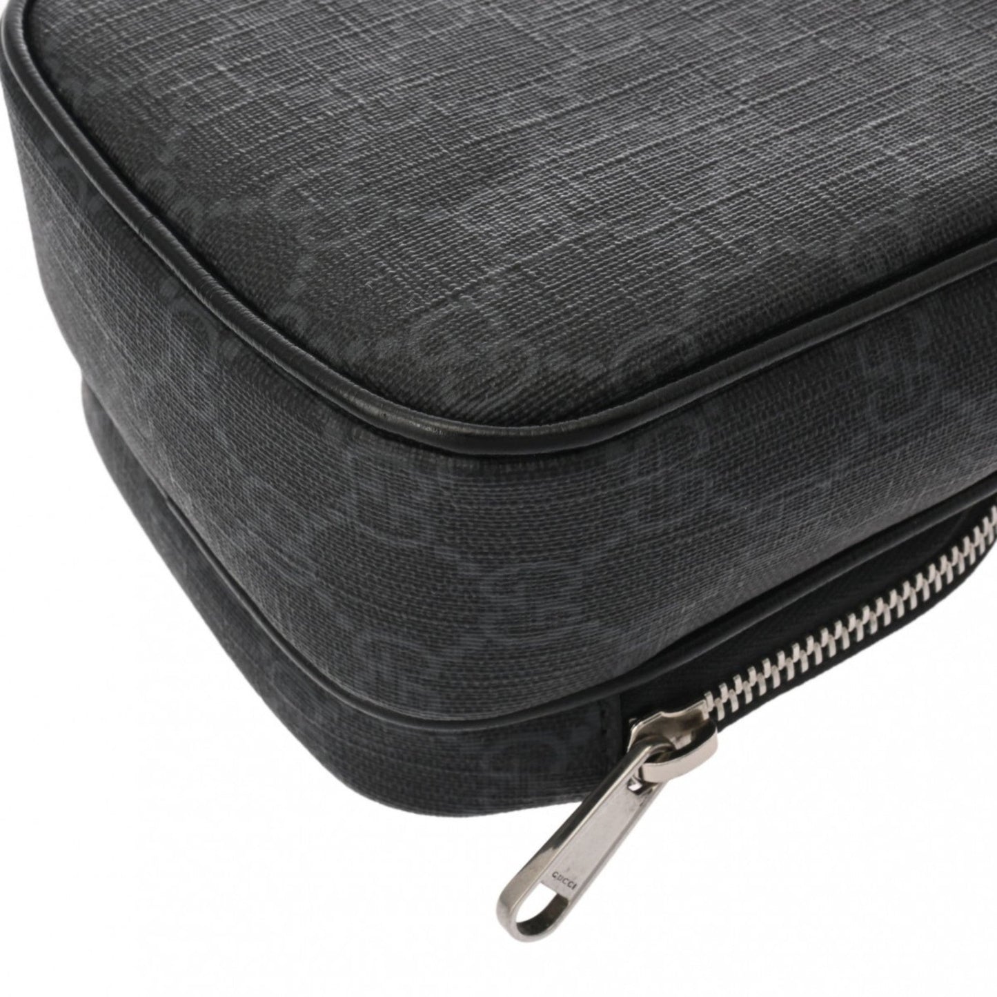 Gucci Black Pvc Leather Shoulder Bag