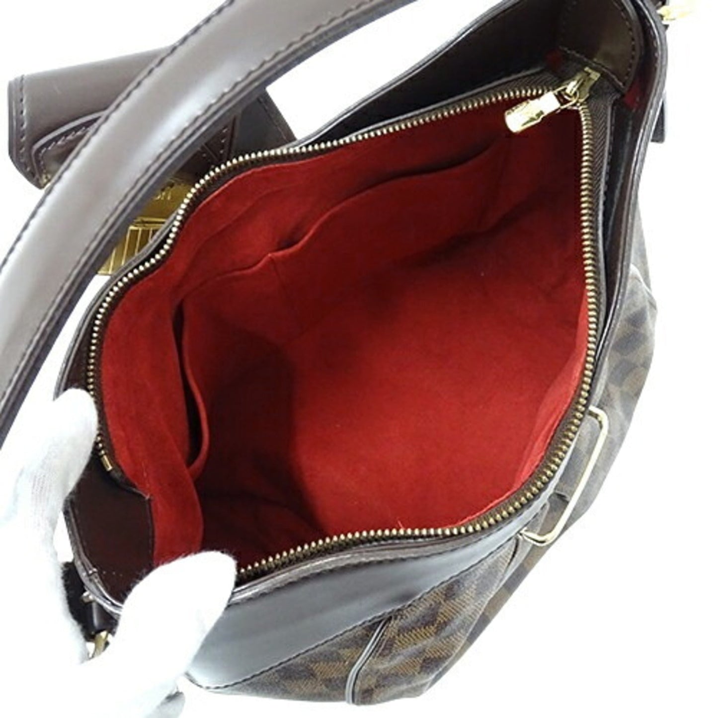Louis Vuitton Damier Damier Canvas Ebene Damier Canvas Shoulder Bag