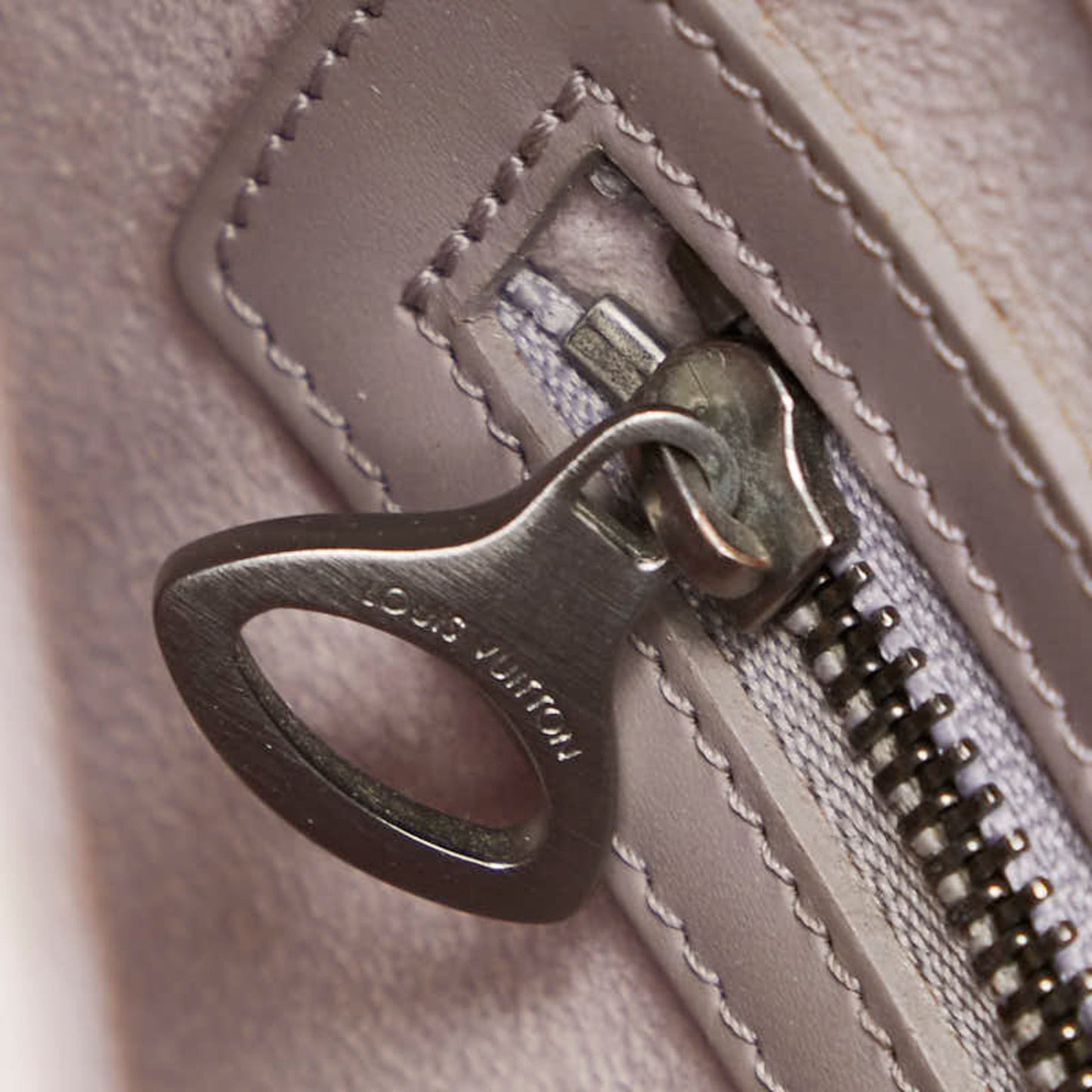Louis Vuitton Purple Leather Shoulder Bag