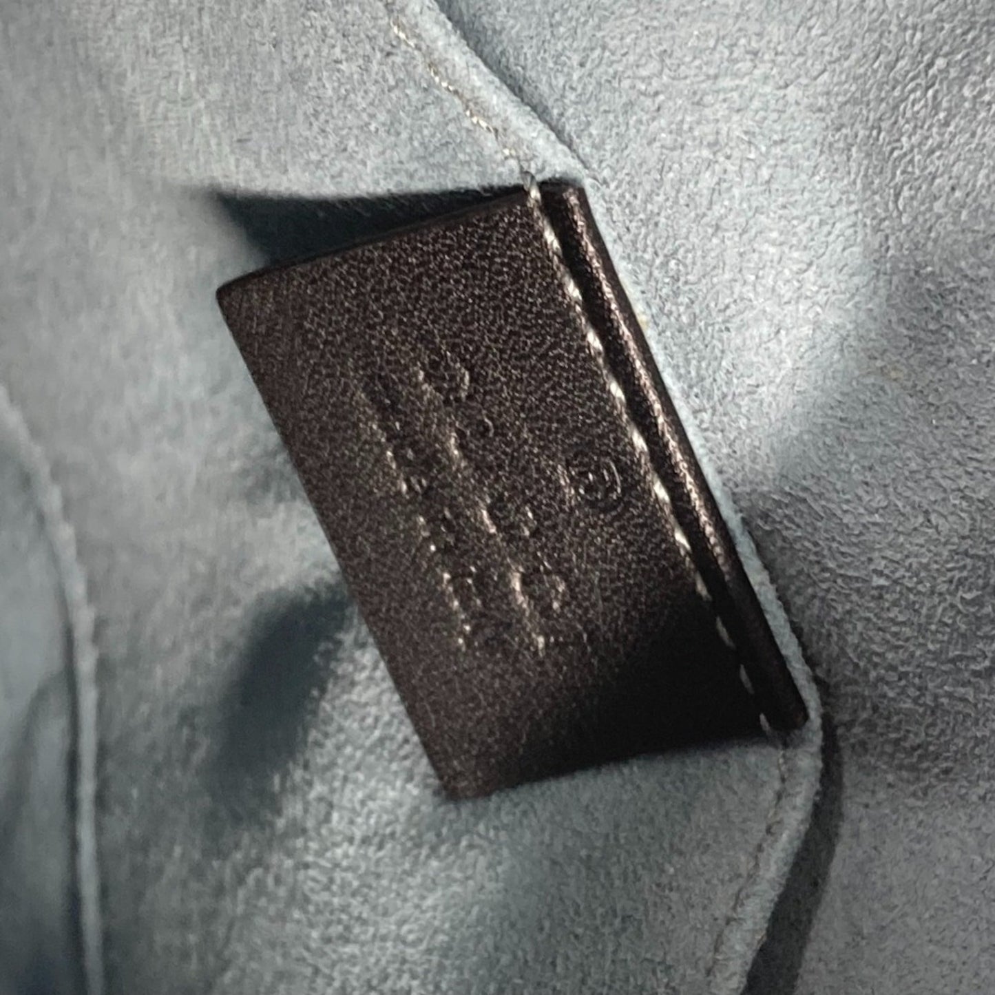 Gucci Blue Leather Shoulder Bag