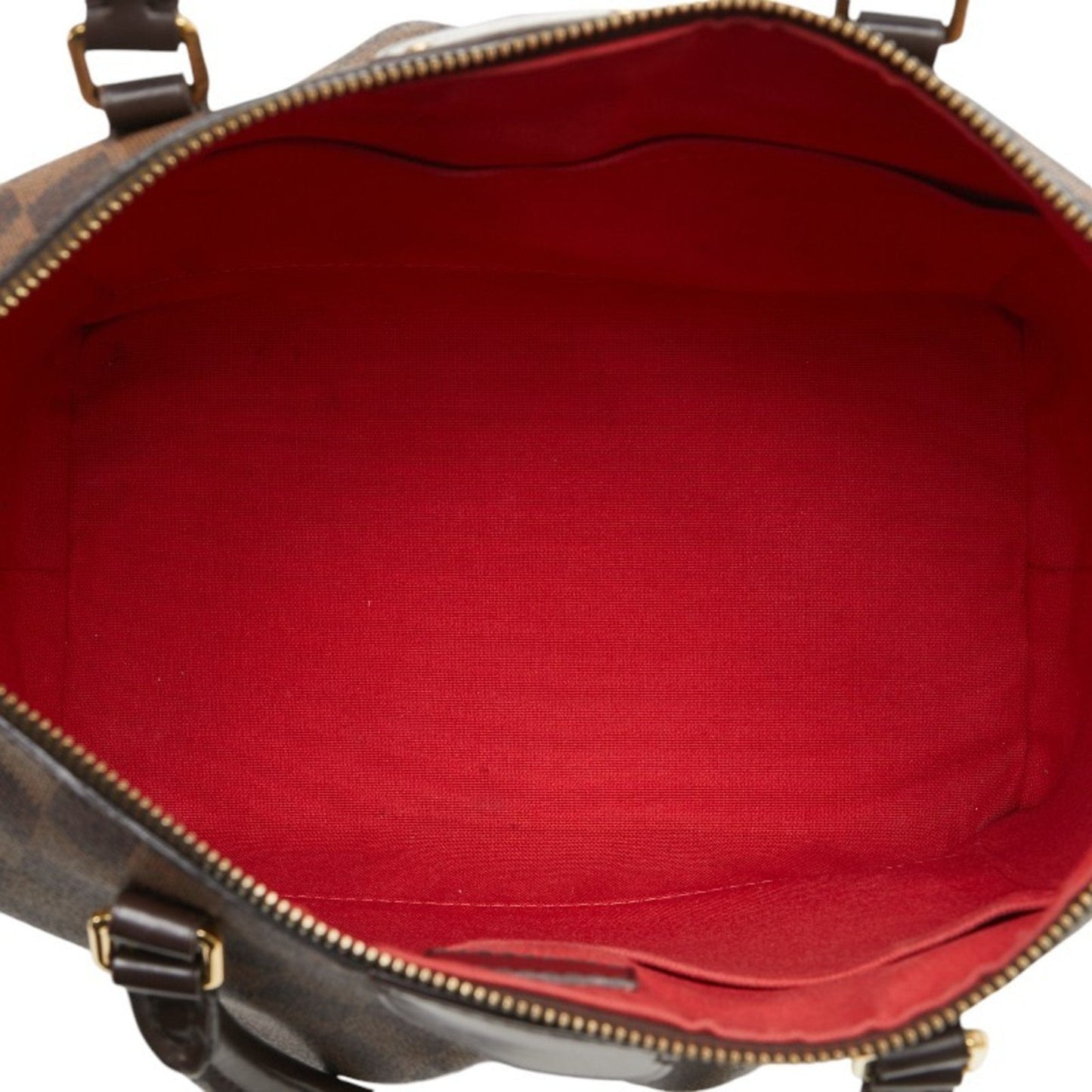Louis Vuitton Brown Damier Canvas Pvc Leather Handbag Shoulder Bag