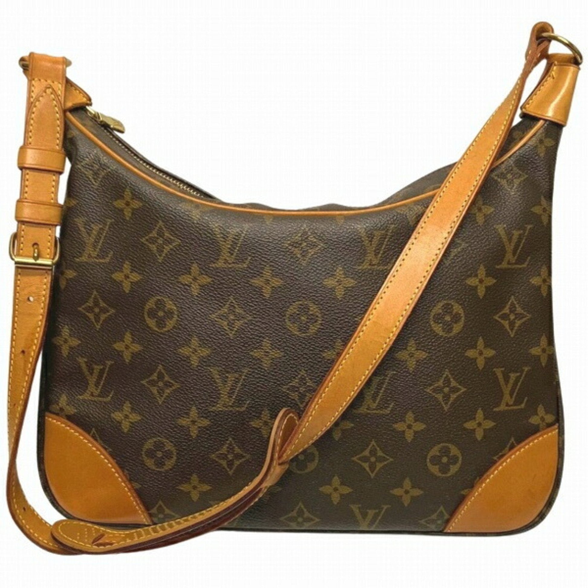 Louis Vuitton Brown Monogram Shoulder Bag ()