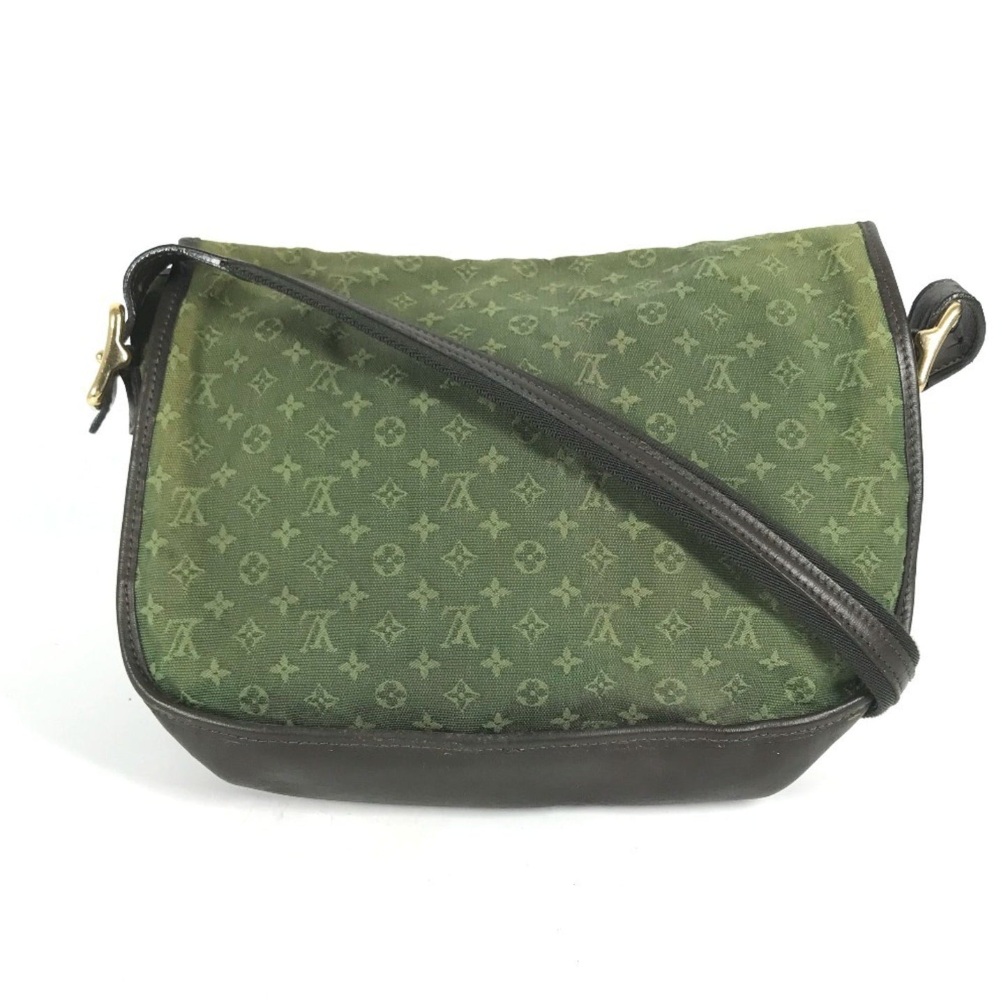 Louis Vuitton Khaki Monogram Pochette Shoulder Bag