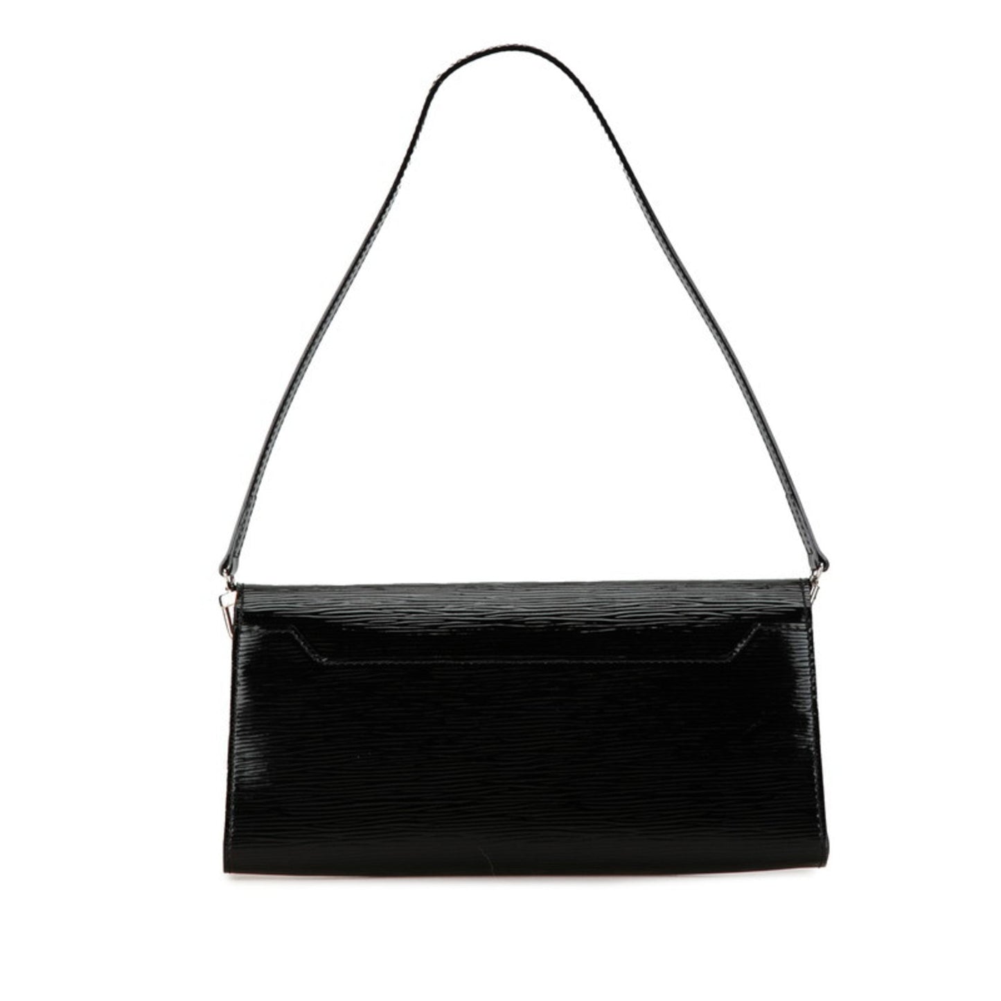 Louis Vuitton Black Noir Patent Leather Pochette Shoulder Bag