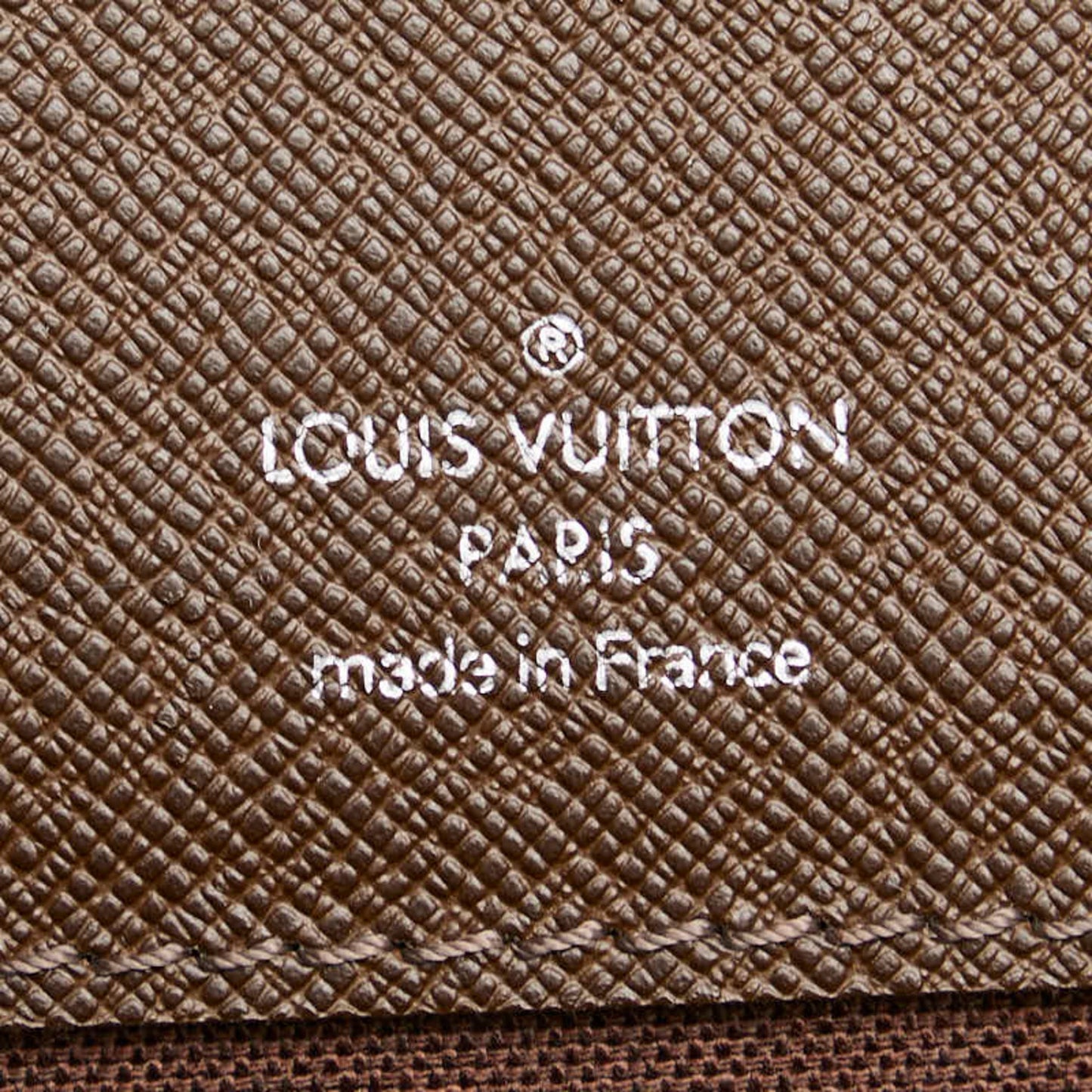 Louis Vuitton Brown Grizzly Leather Pochette Shoulder Bag